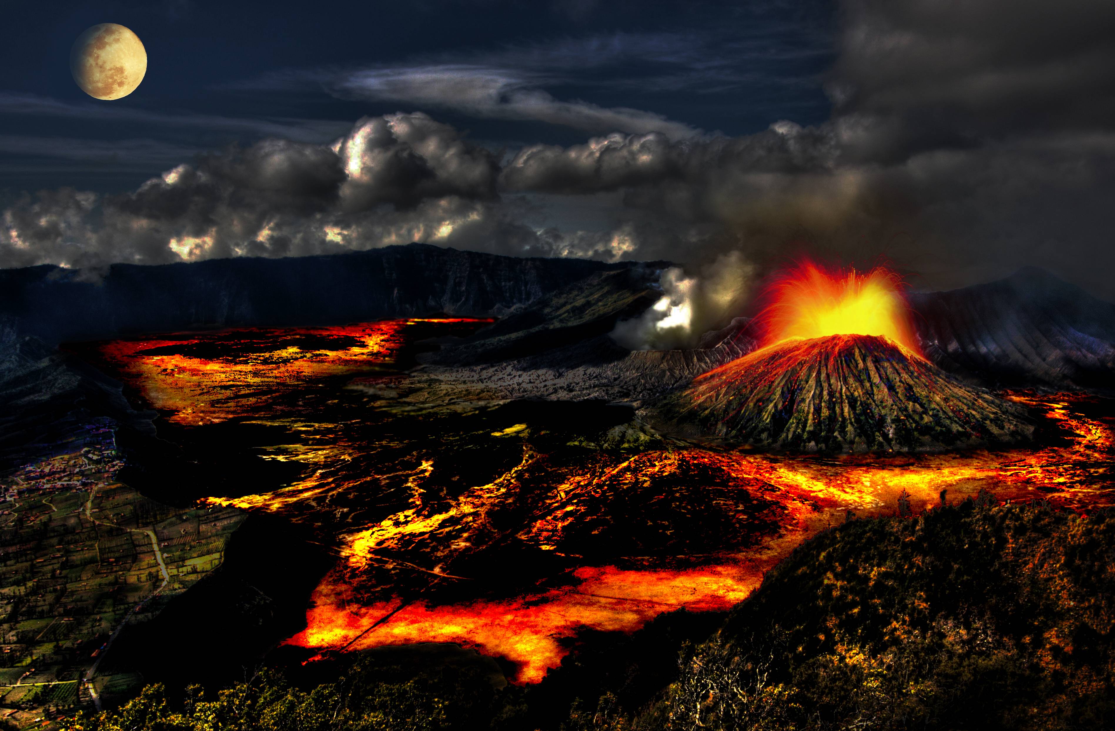 3793x2489 Volcano Photography Best Wallpaper 119353