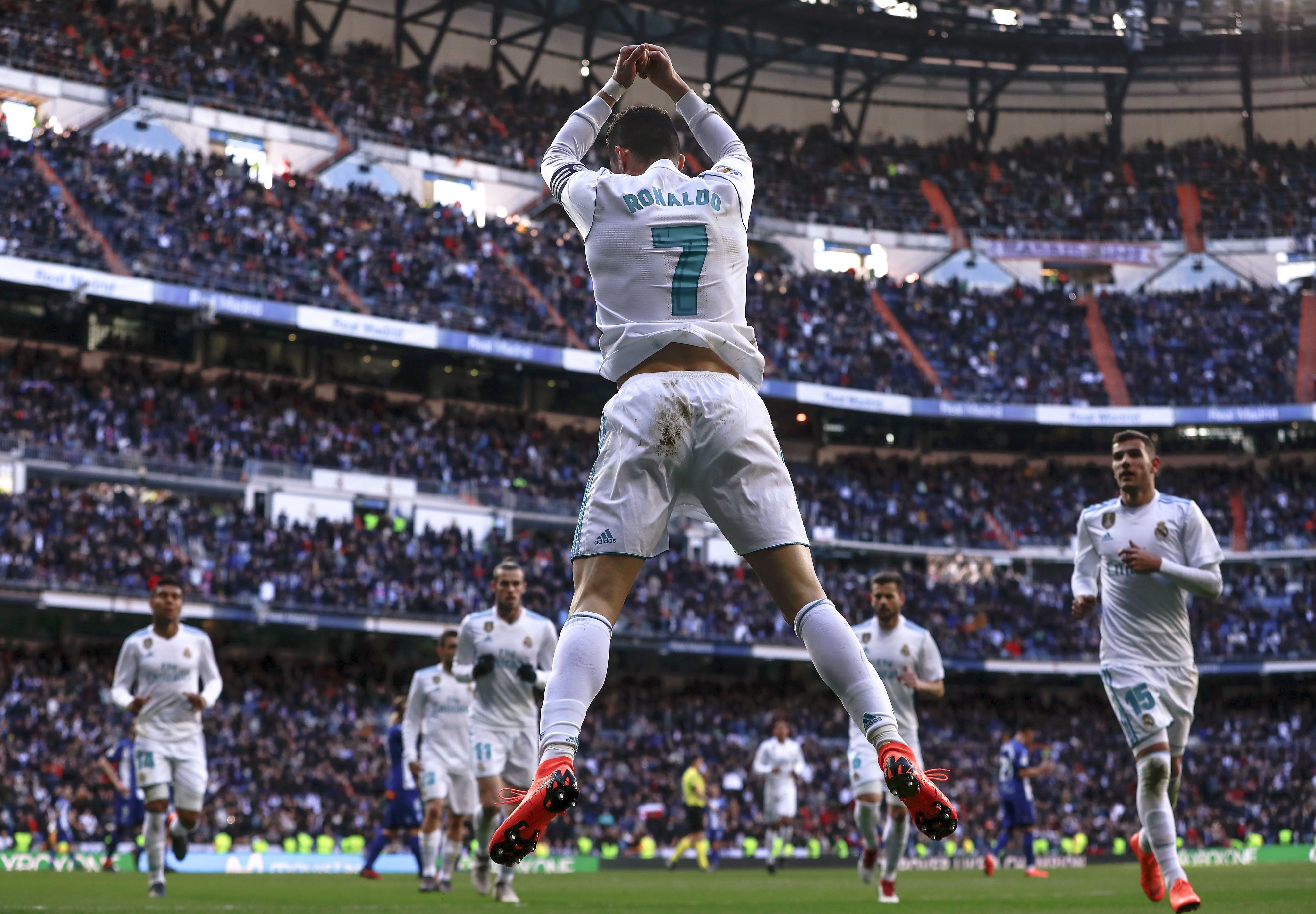4000x2780 Australian Open: Cristiano Ronaldo's 'Siu' celebration causes confusion