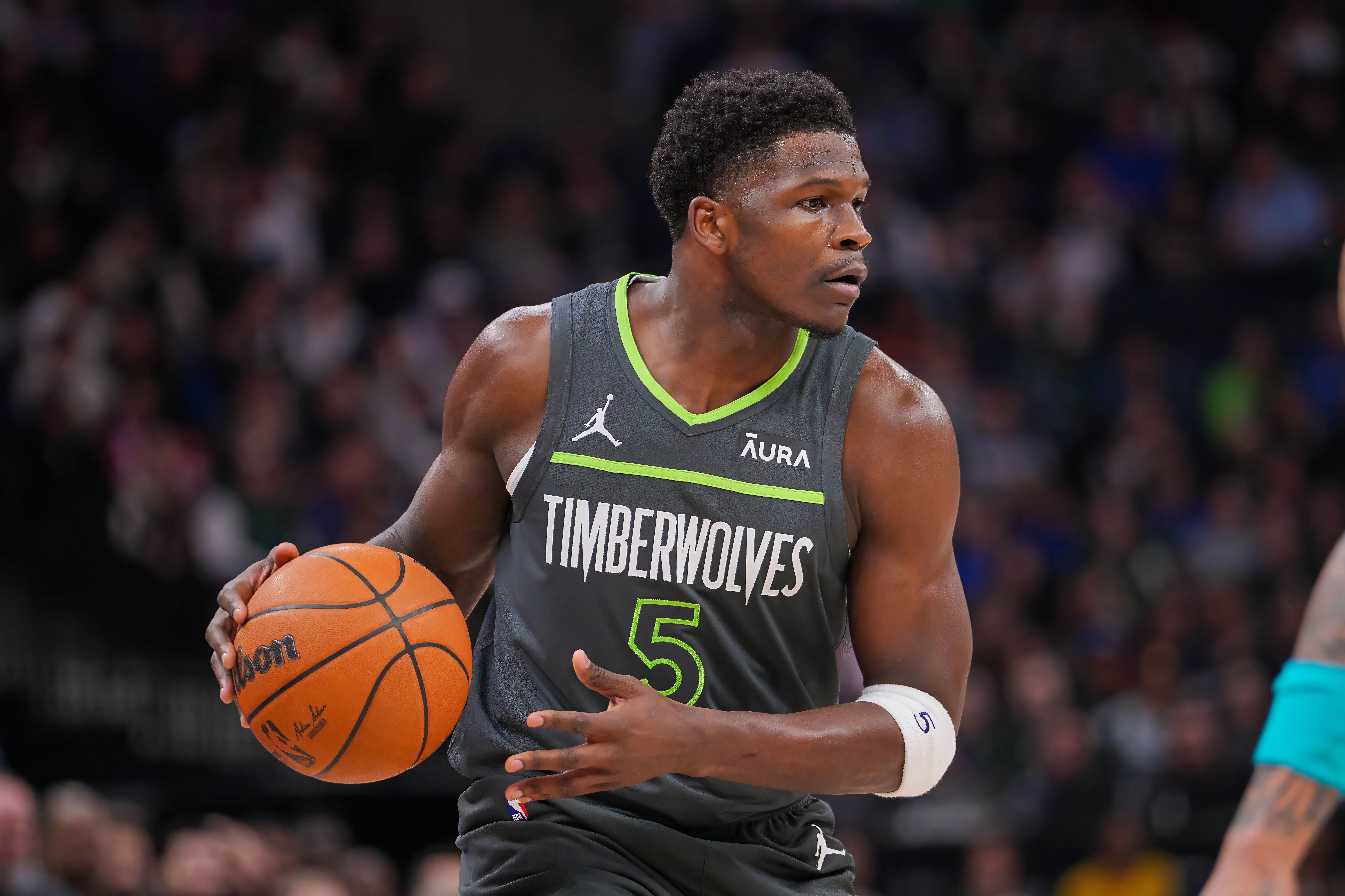 5969x3979 Download NBA Minnesota Timberwolves Anthony Edwards Basketball 4k Ultra HD Wallpaper