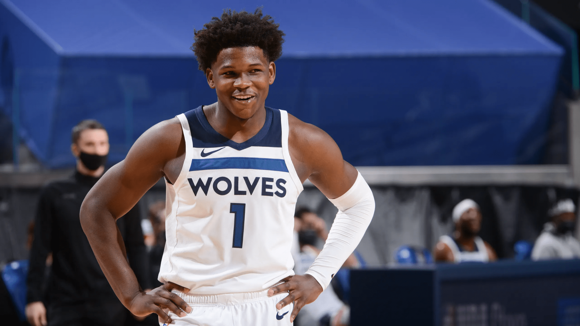 1920x1080 Anthony Edwards: Timberwolves HD Wallpaper