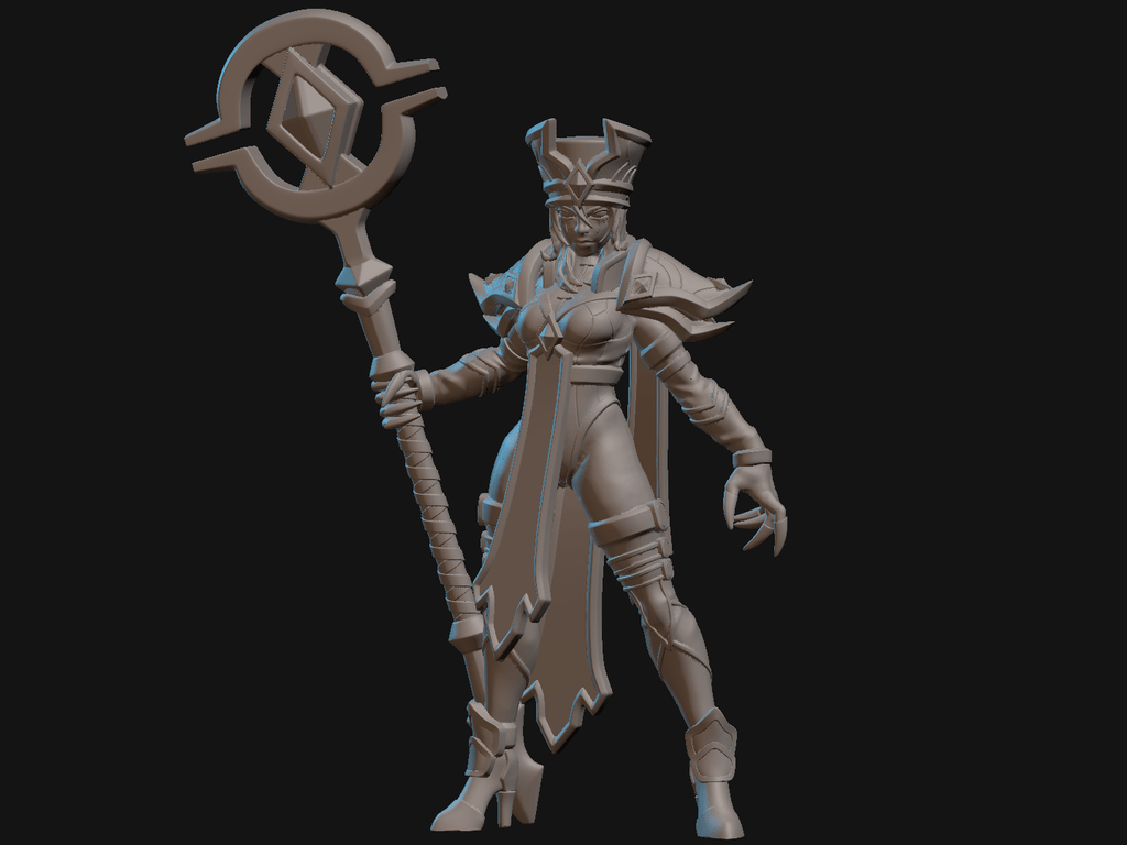 1024x768 Sally Whitemane Miniature (World of Warcraft)