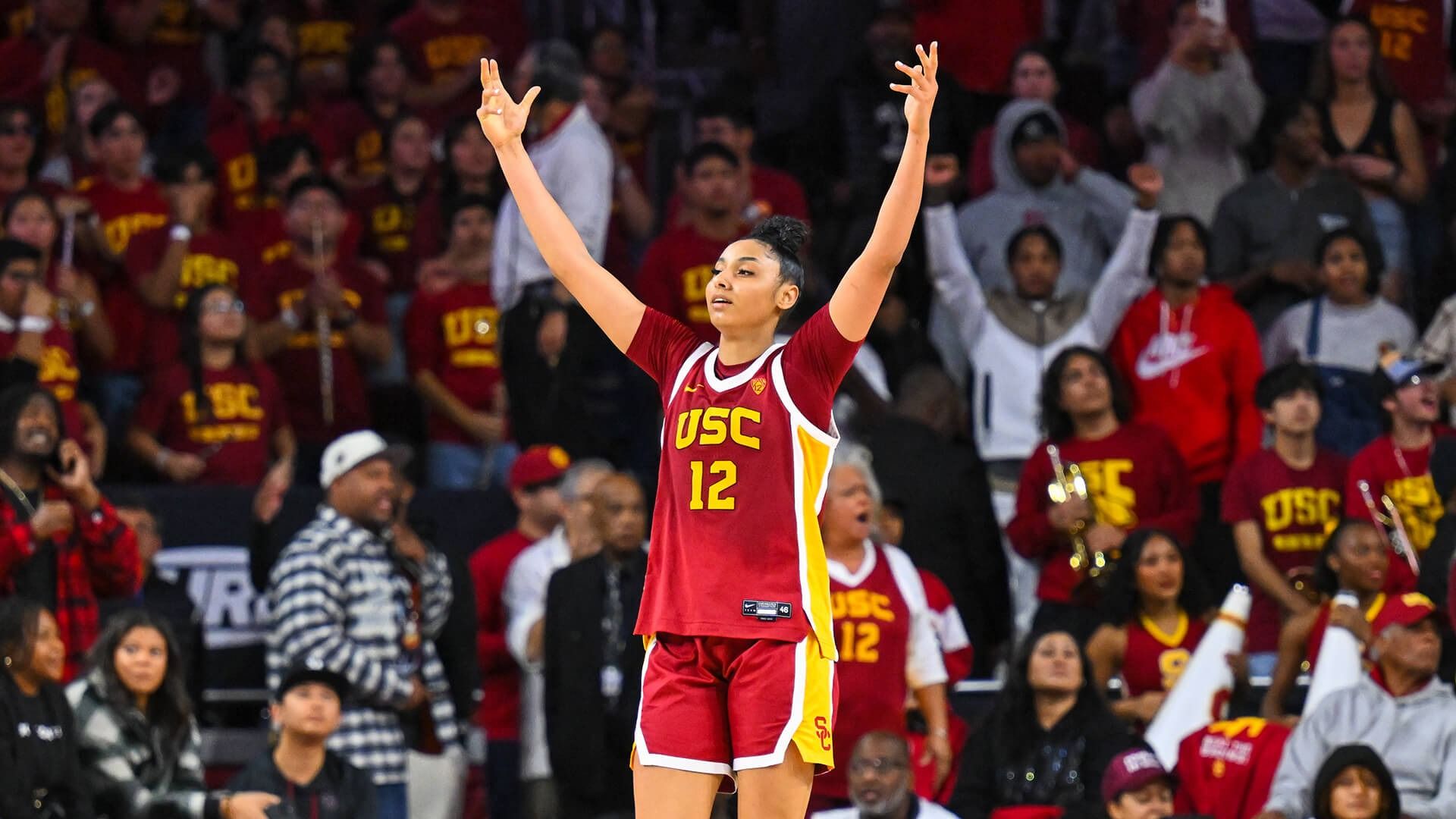 1920x1080 Juju Watkins, Madison Booker highlight latest women's basketball starting five