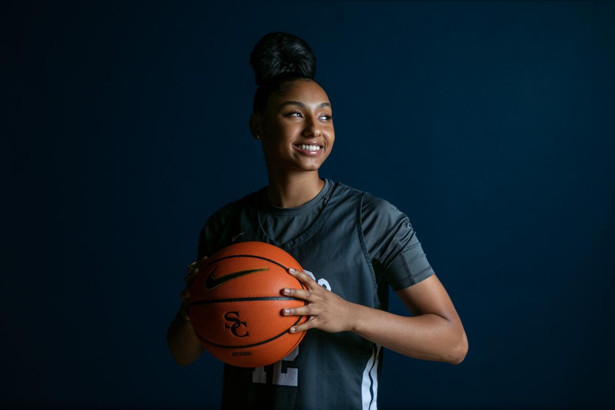 1200x800 Juju Watkins, not Bronny James, stars at Sierra Canyon media day Angeles Times