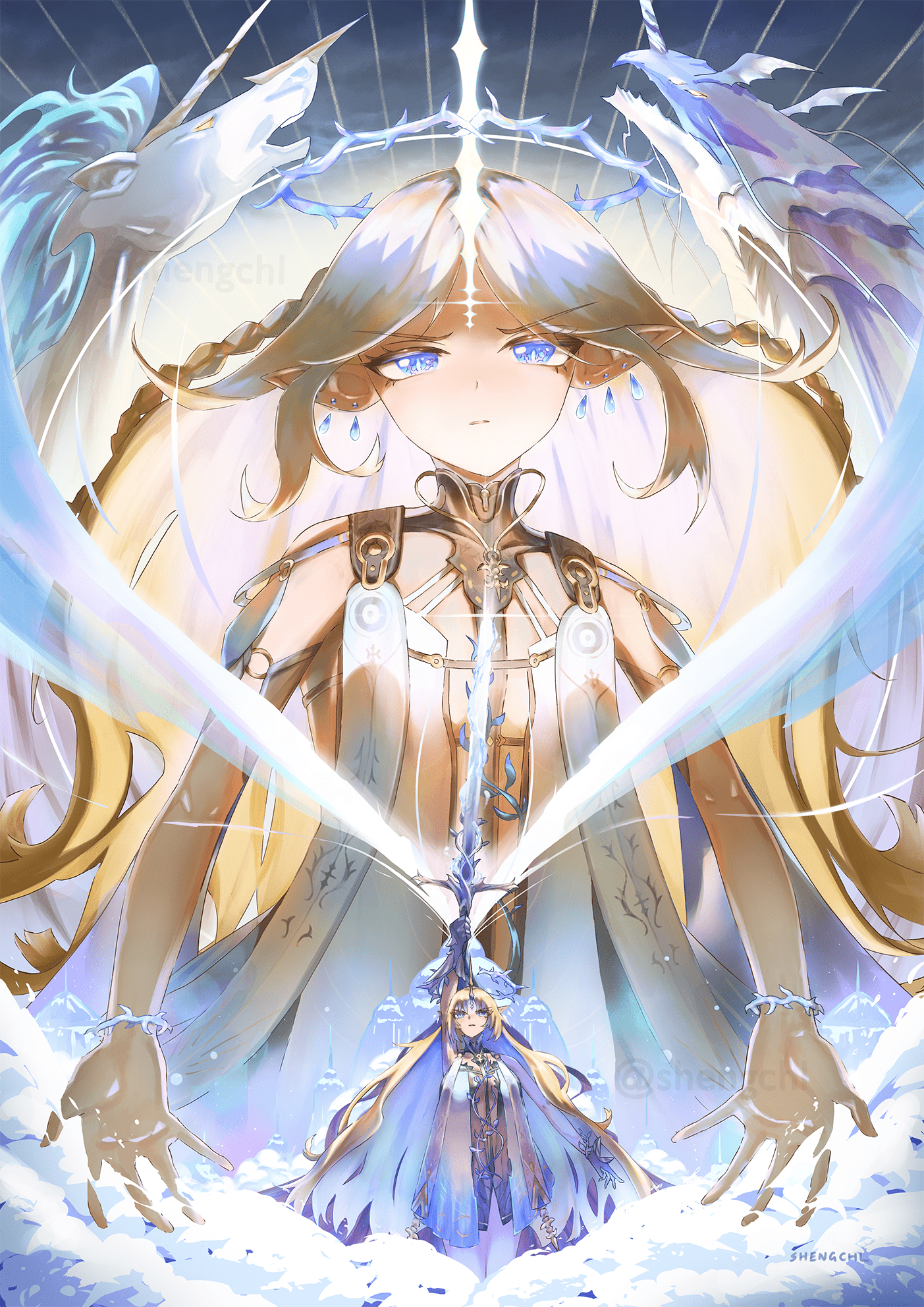 1403x1984 Cartethyia 鸣潮 Prints and Poster