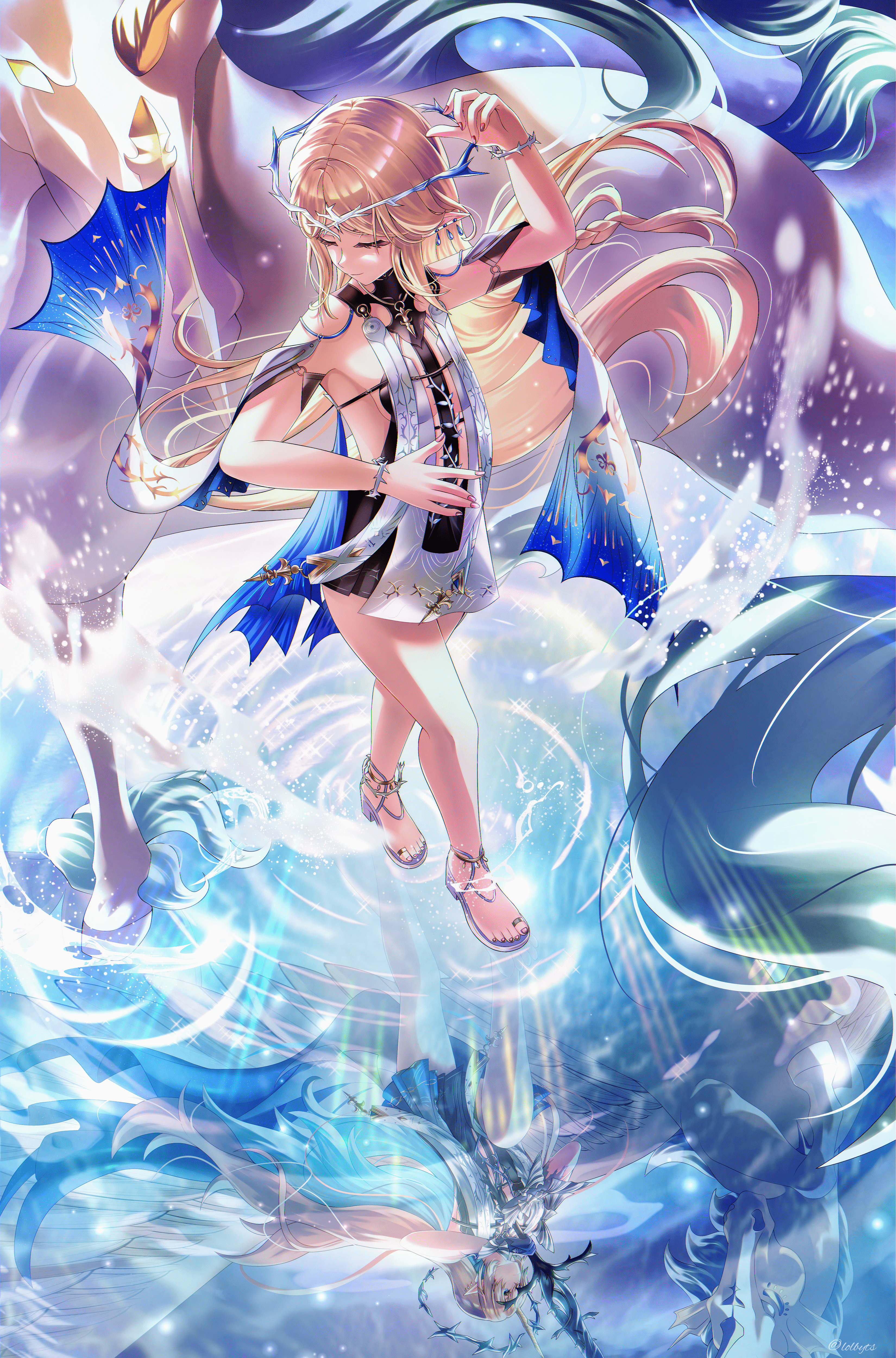 3299x5000 Cartethyia Waves Wallpaper by lolbyts Anime Image Board
