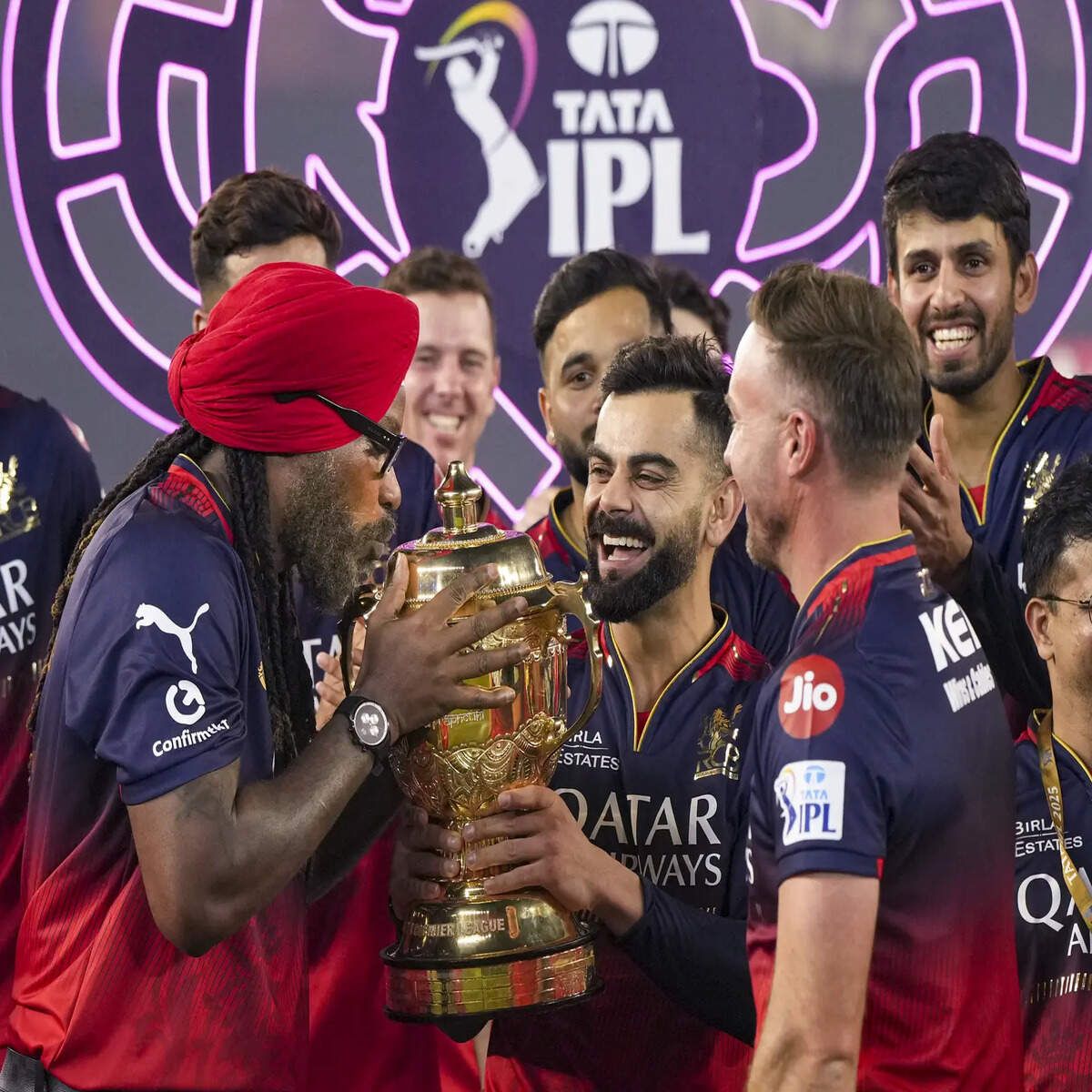 1200x1200 Virat Kohli dedicates RCB's maiden IPL trophy to AB de Villiers, Chris Gayle, says 'It is as much theirs as mine' Economic Times