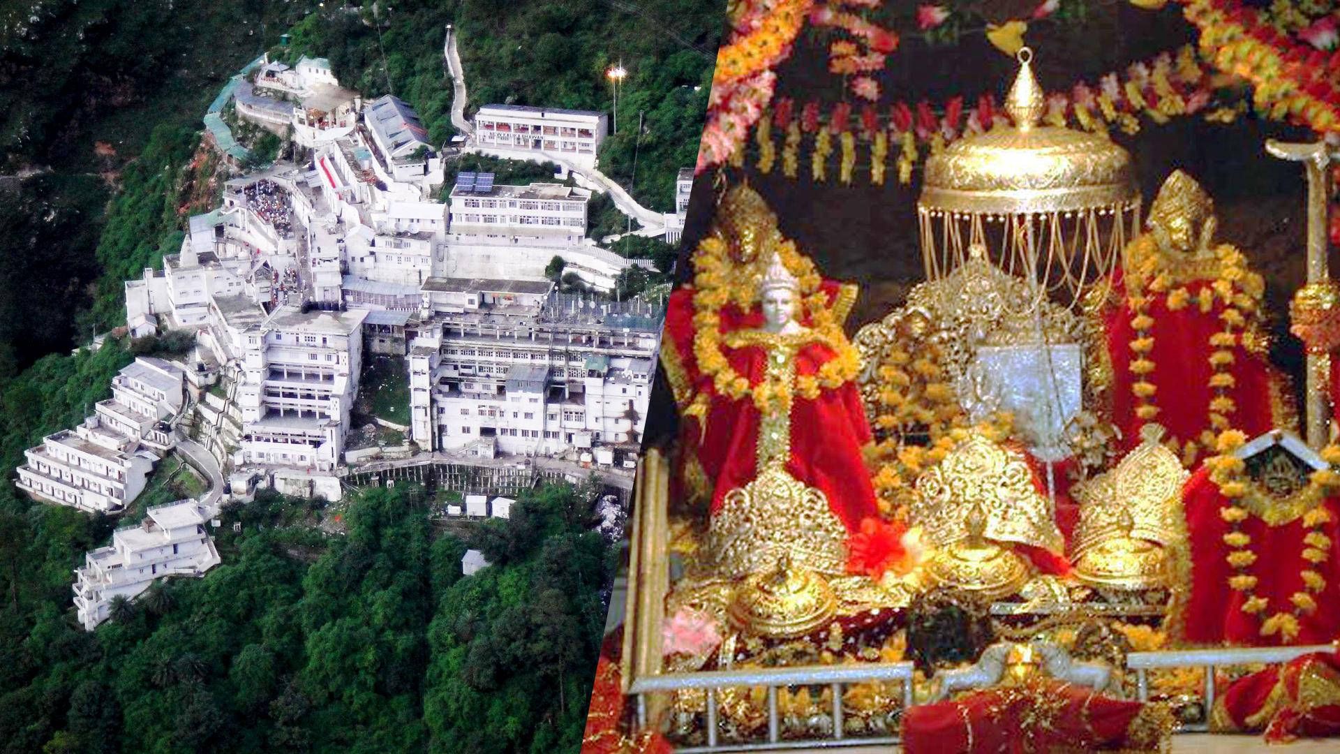 1920x1080 Download Vaishno Devi Shrine Filled With Offerings For Durga Wallpaper