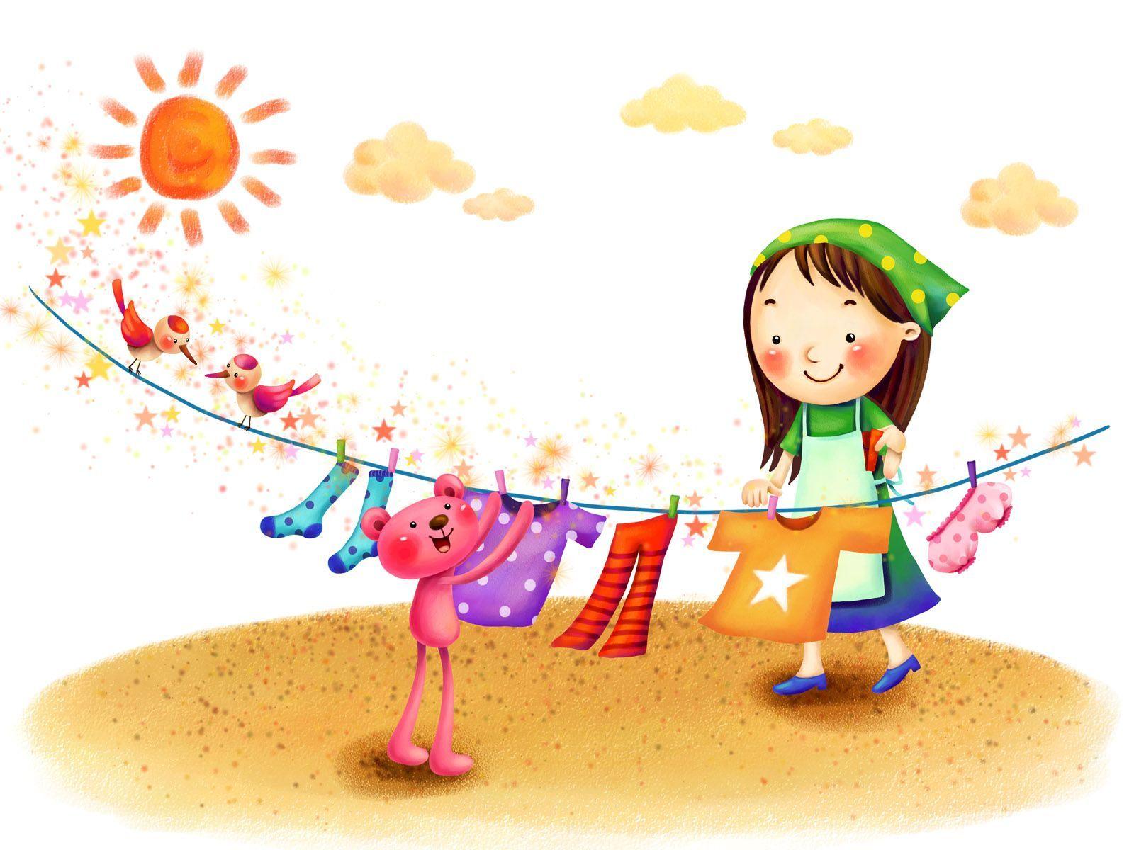 1600x1200 Cute Cartoon Wallpaper