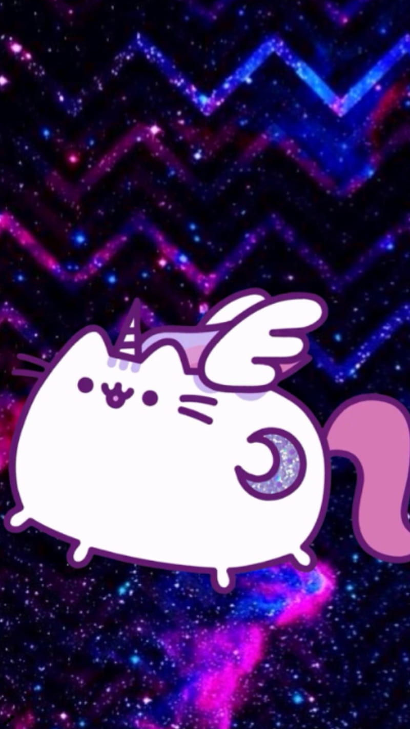 800x1422 Pusheen, galaxy, pusheen the cat, HD phone wallpaper