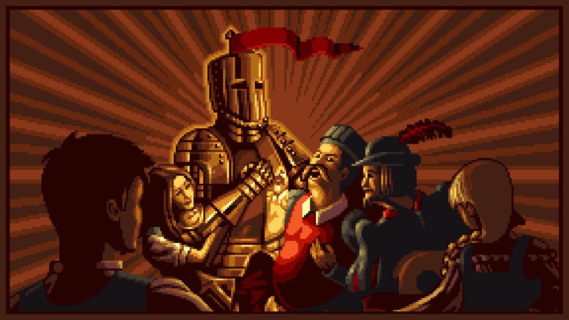 1920x1080 knight, A Bastards Tale, Pixel art, Video games Wallpaper HD / Desktop and Mobile Background