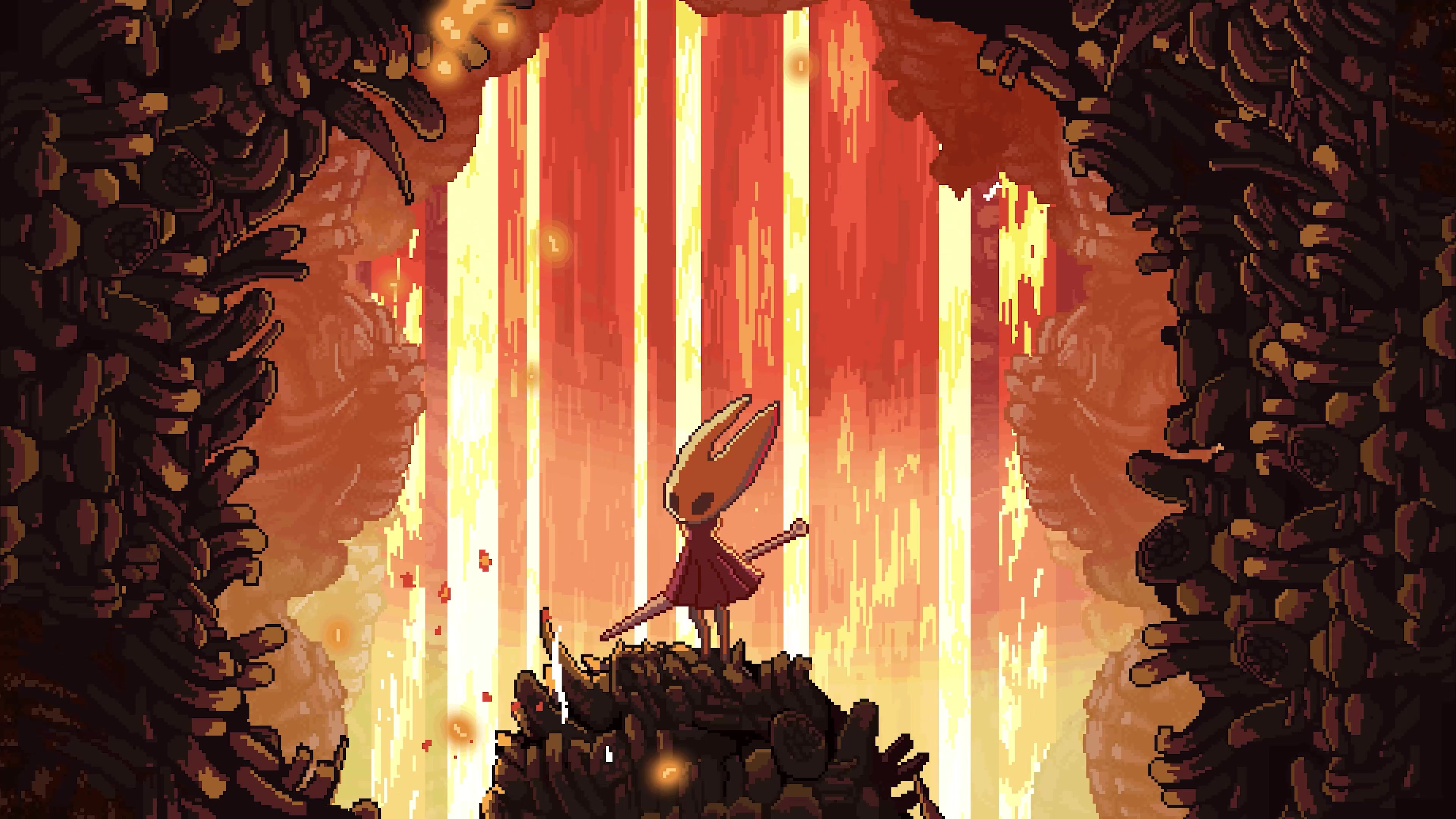 3840x2160 Silksong Pixel Art Live Wallpaper