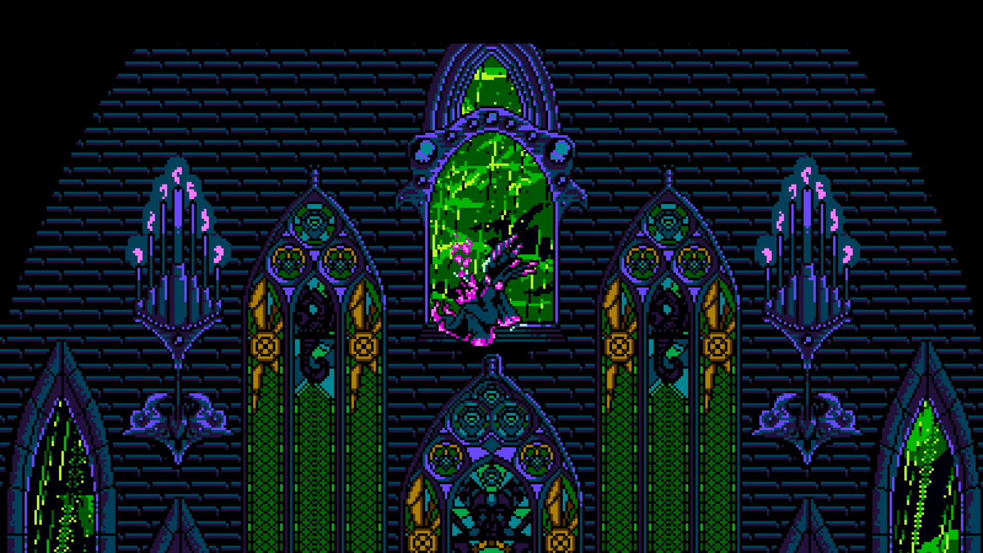 1920x1080 Green And Blue Floral Print Long Sleeved Dress, Shovel Knight, Video Games, Pixel Art, Retro Games HD Wallpaper