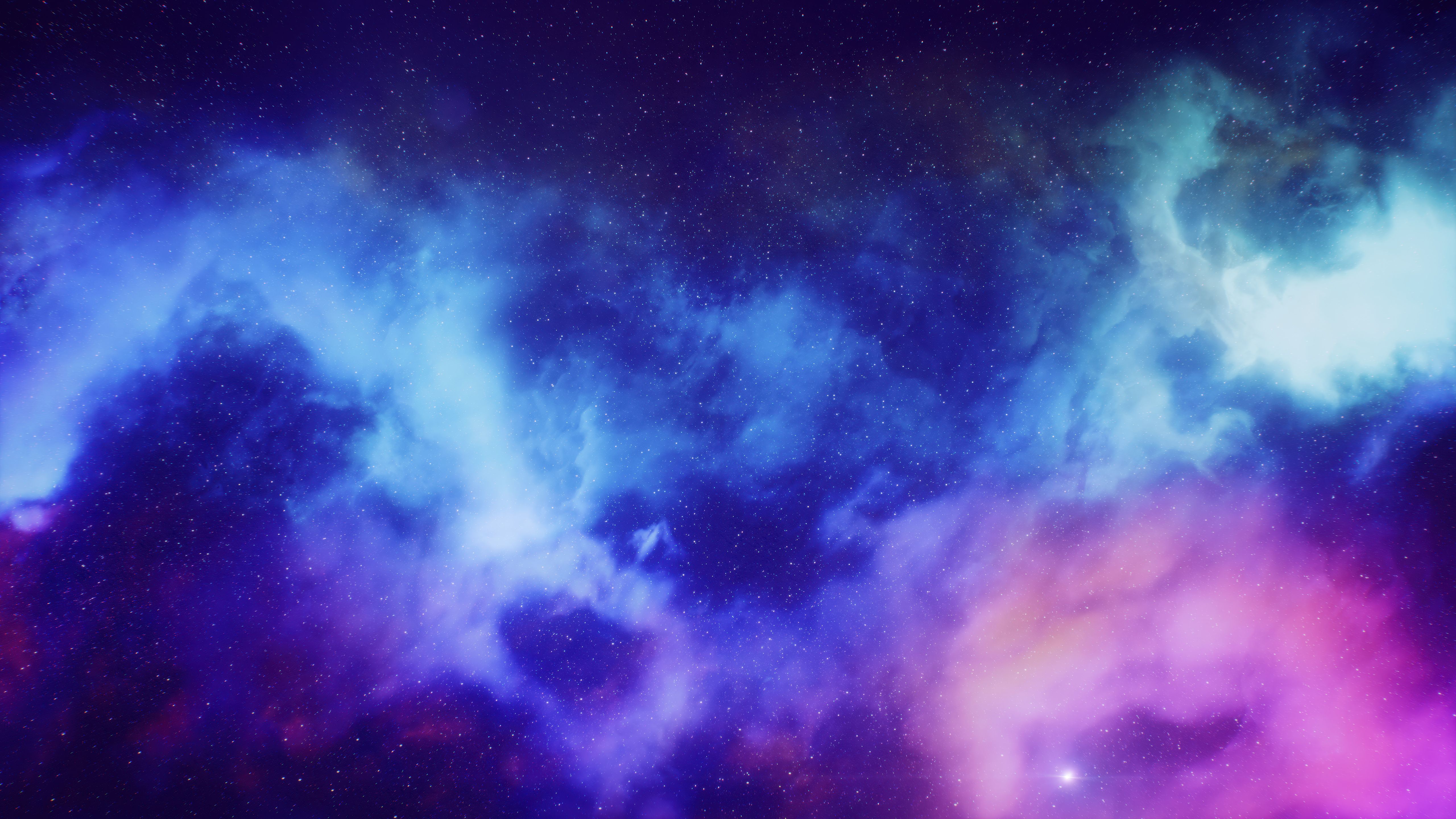 5120x2880 Deep space Wallpaper 4K, Cosmic dust, Ethereal, Starry sky