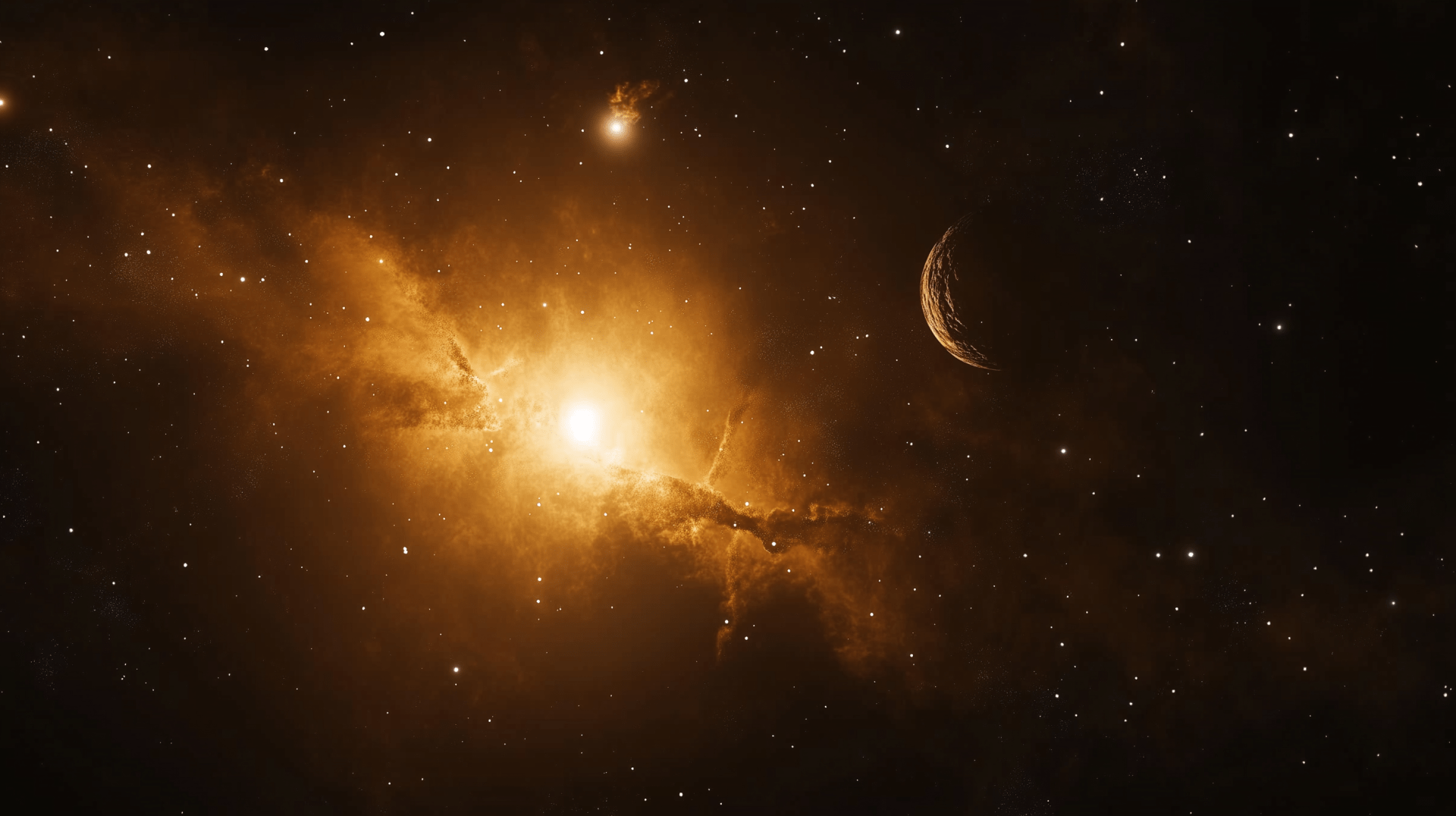 1920x1076 Cosmic Dust Galaxy HD Wallpaper