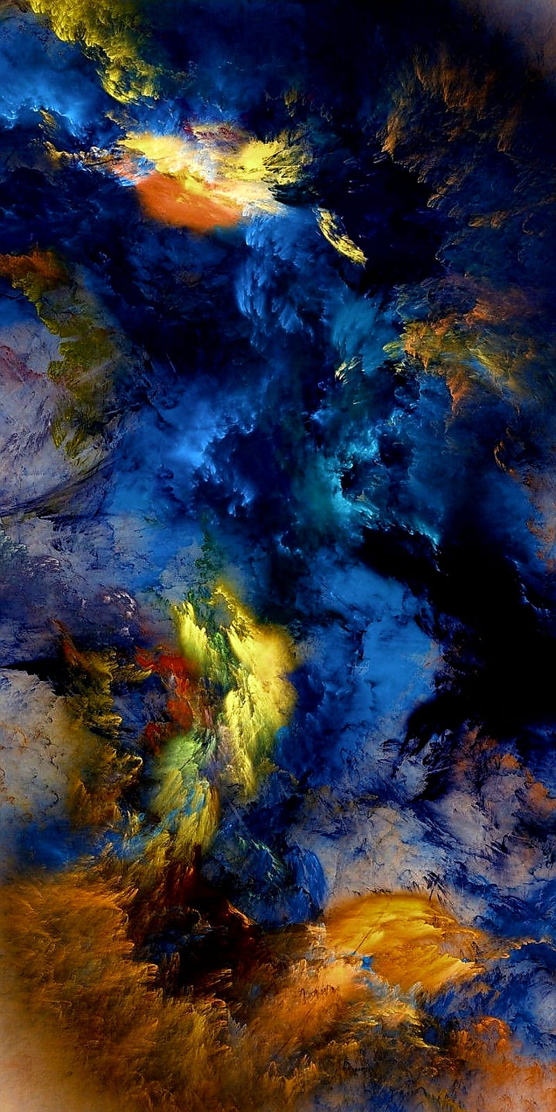 800x1600 Space dust, art, cloud, colors, mix, smoke, HD phone wallpaper