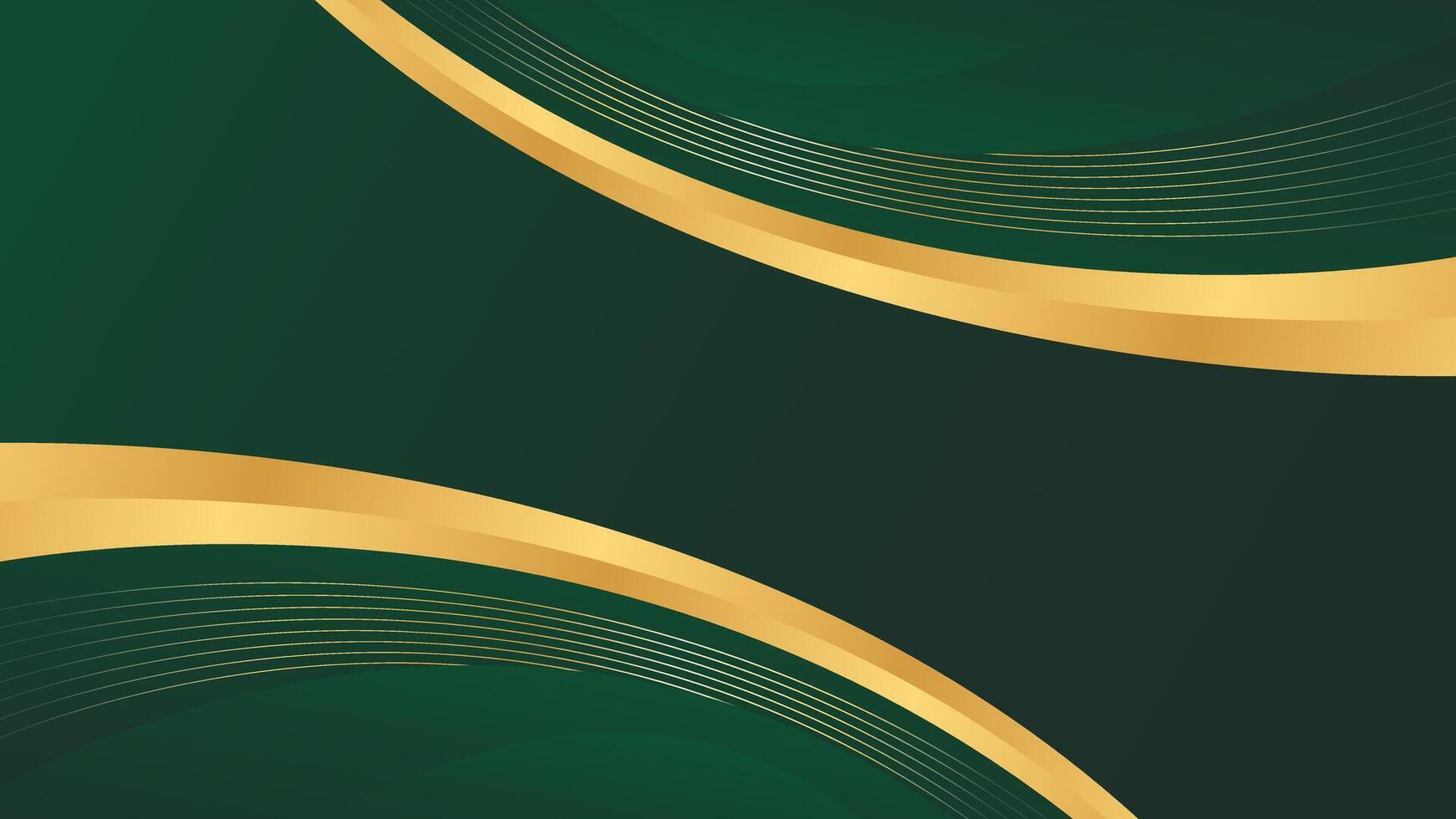 1742x980 Abstract emerald green and gold luxury modern background. wallpaper design