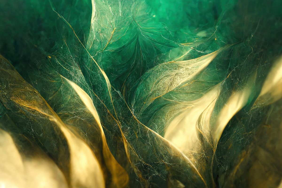 1200x800 Luxury Abstract Fluid Art Green Gold Marble Wallpaper®