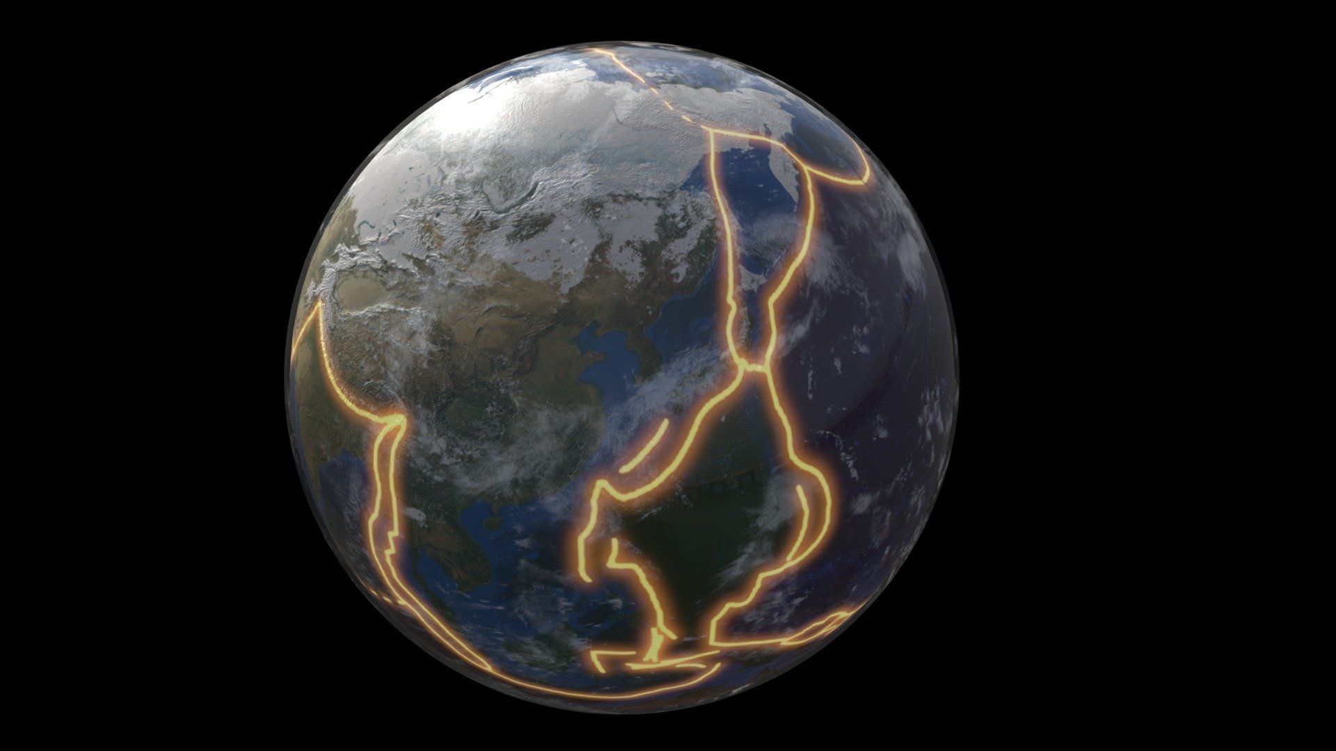 1920x1080 Tectonic Plates Wallpaper