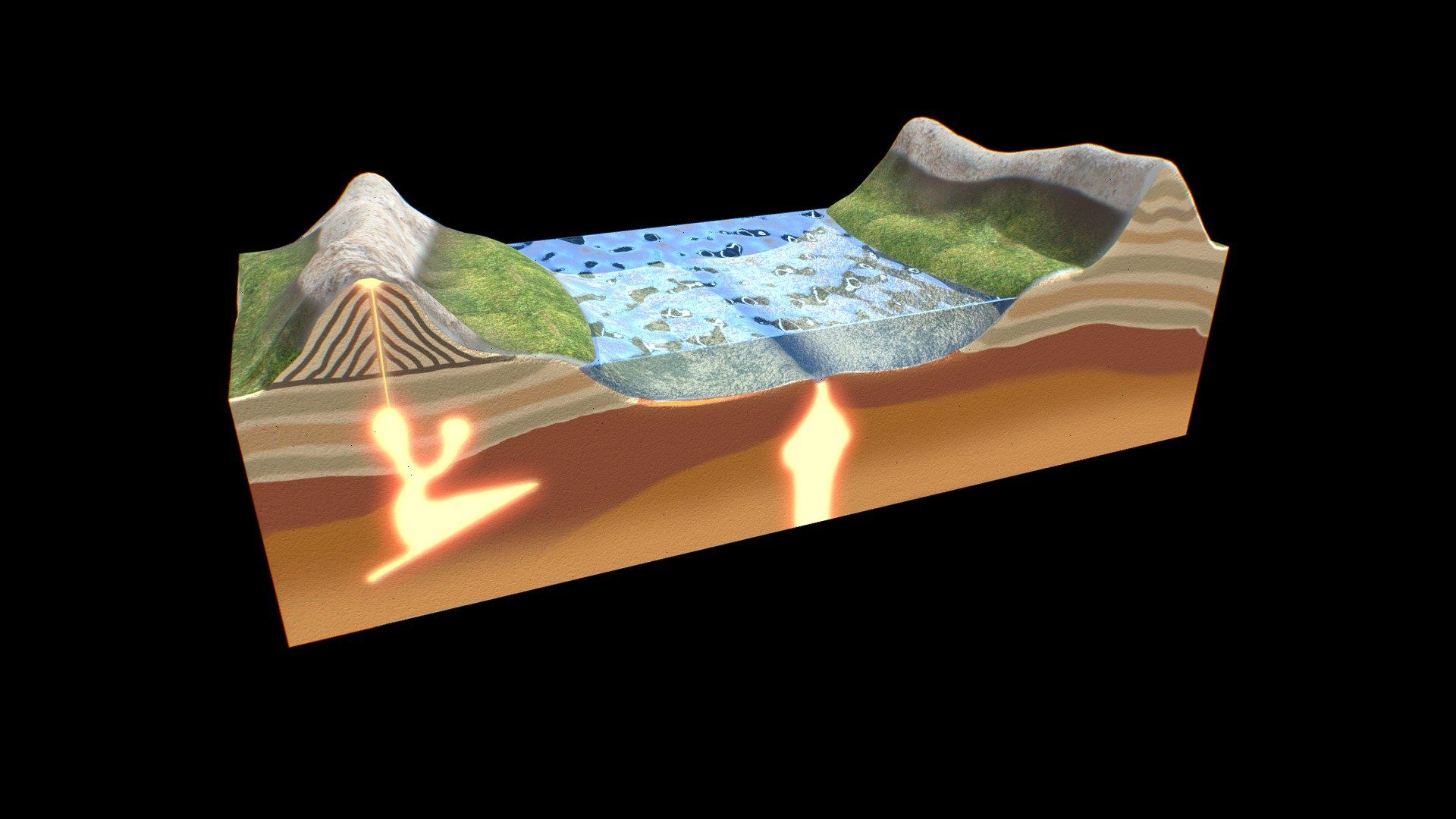 1920x1080 Tectonic Plates model by arloopa [e38fa19]