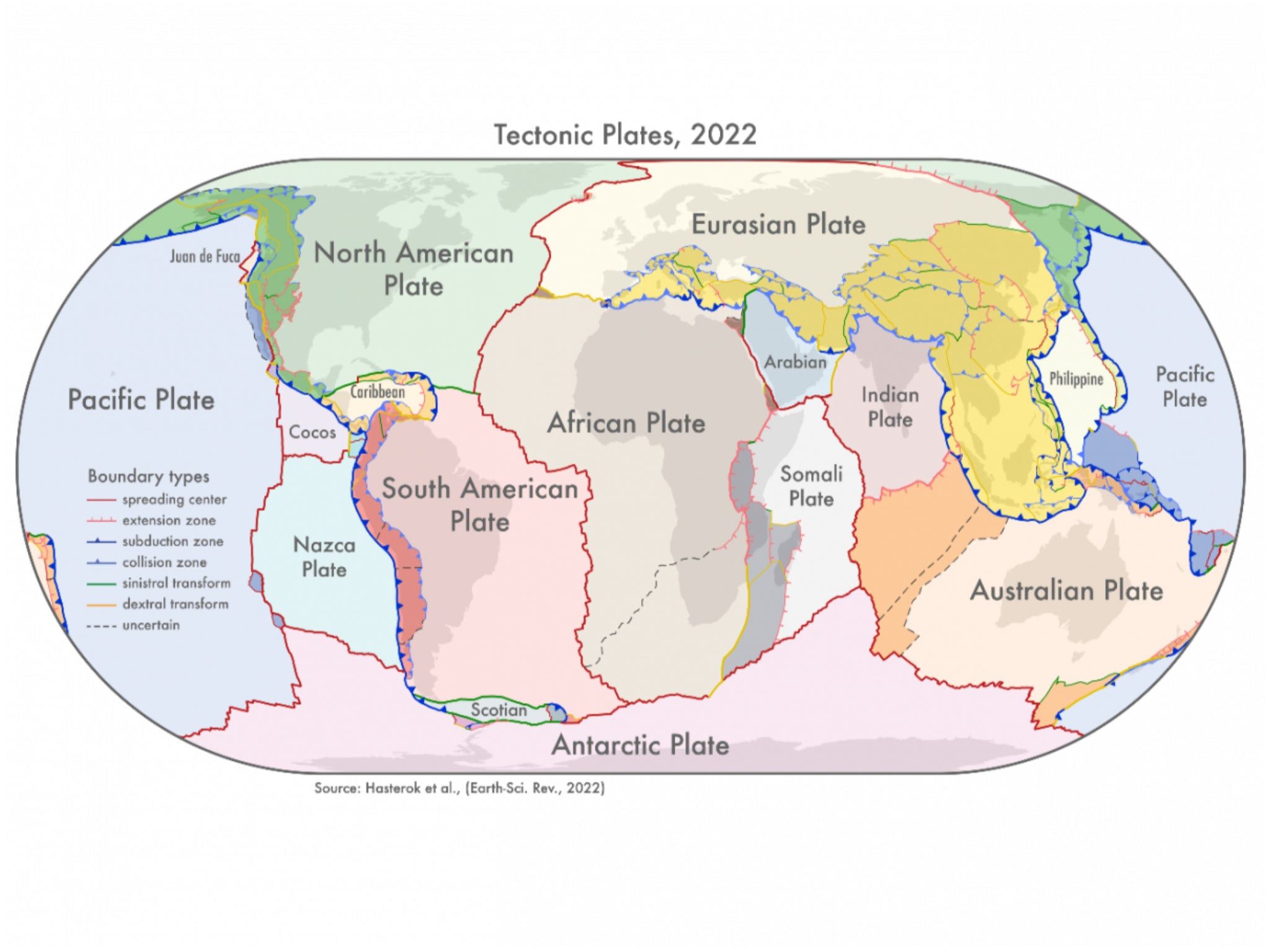 2048x1536 New map of Earth's tectonic plates 'could help predict natural disasters'