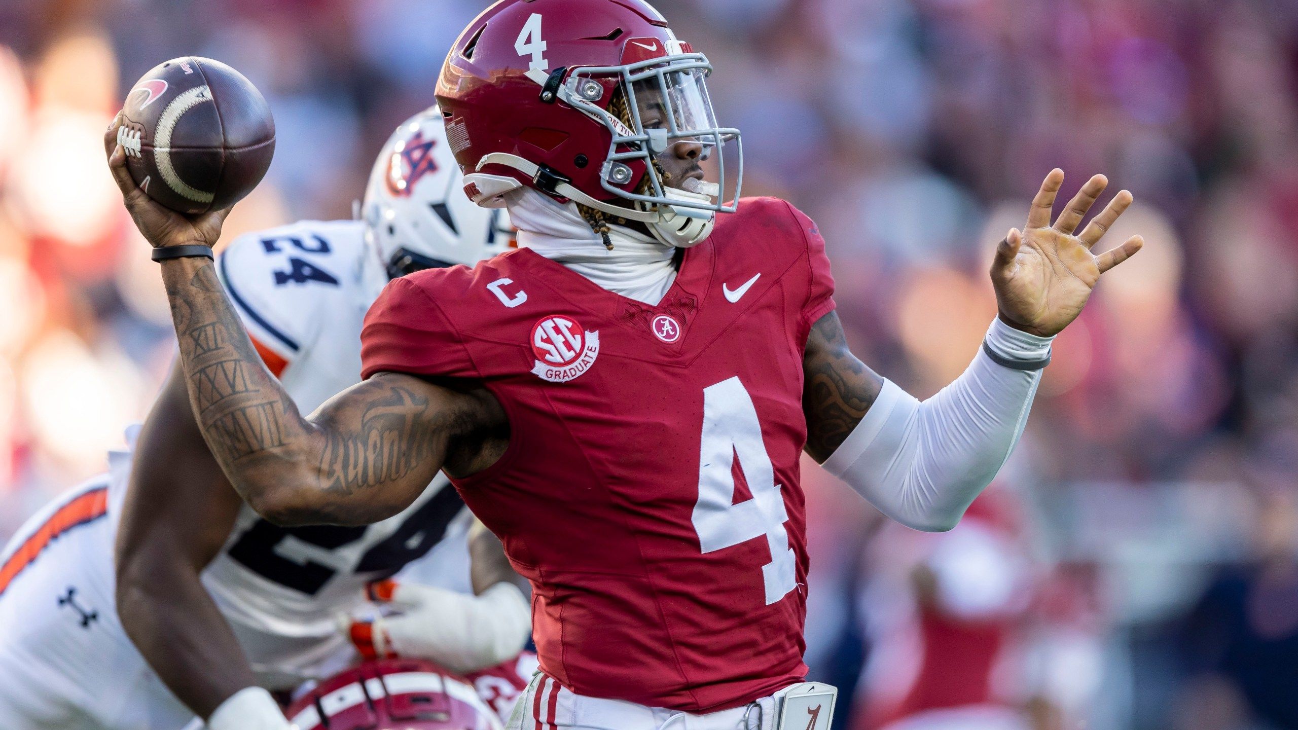 2560x1440 Alabama's Jalen Milroe declares for NFL Draft