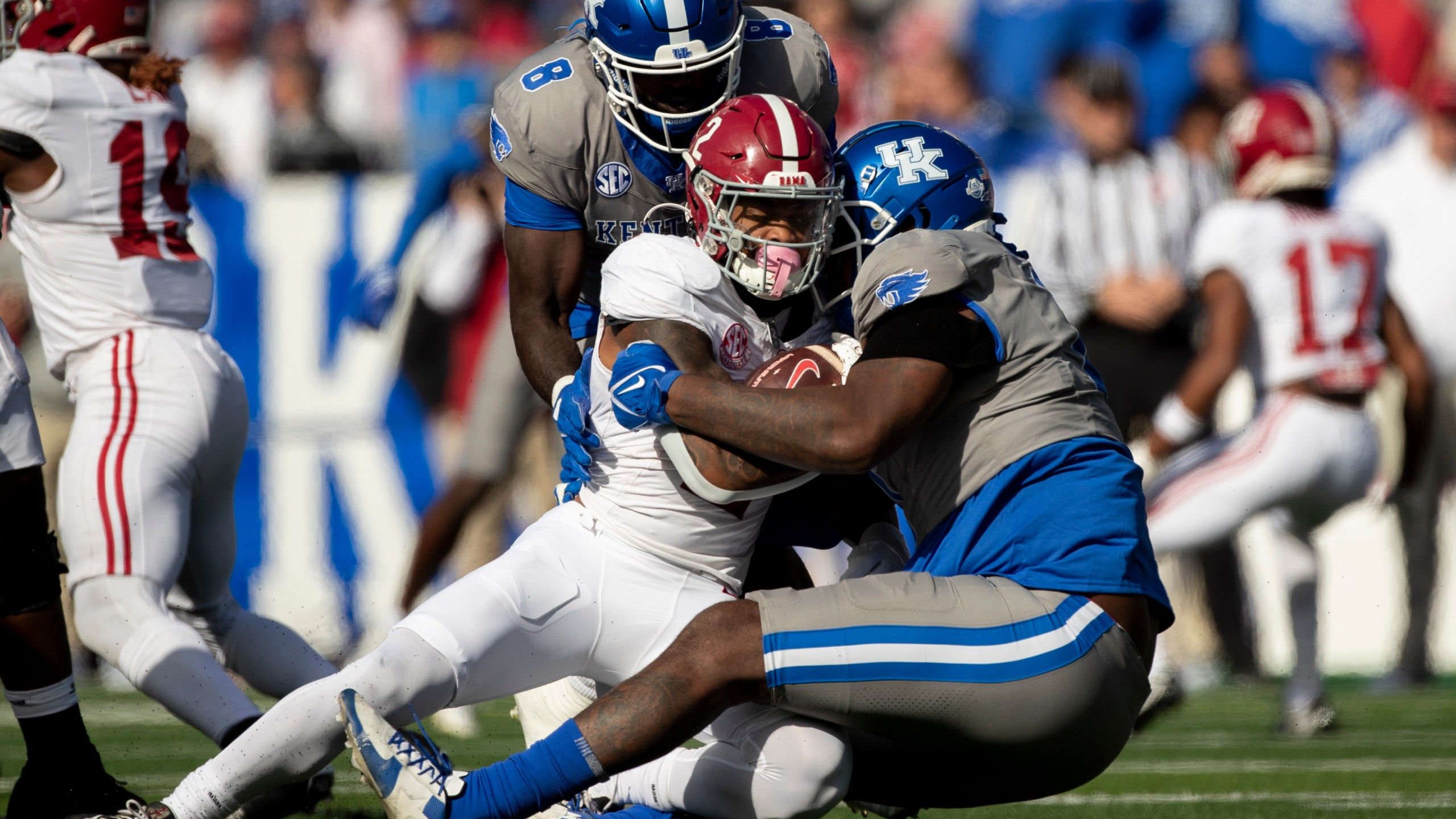 2560x1440 Jalen Milroe Has 6 Touchdowns, No. 8 Alabama Blows Out Kentucky 49 21 To Clinch SEC West Title