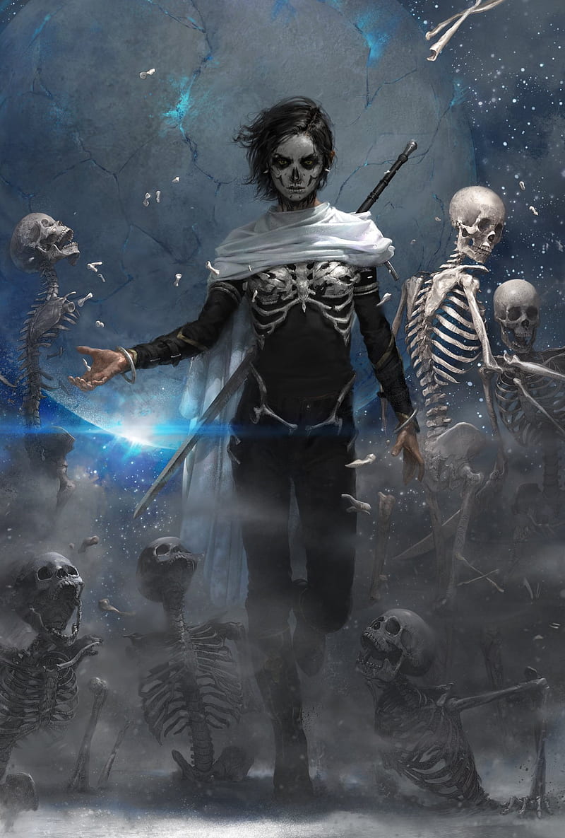 800x1185 Harrow the Ninth, fantasy, gideon, harrow, locked tomb, tamsyn muir, HD phone wallpaper