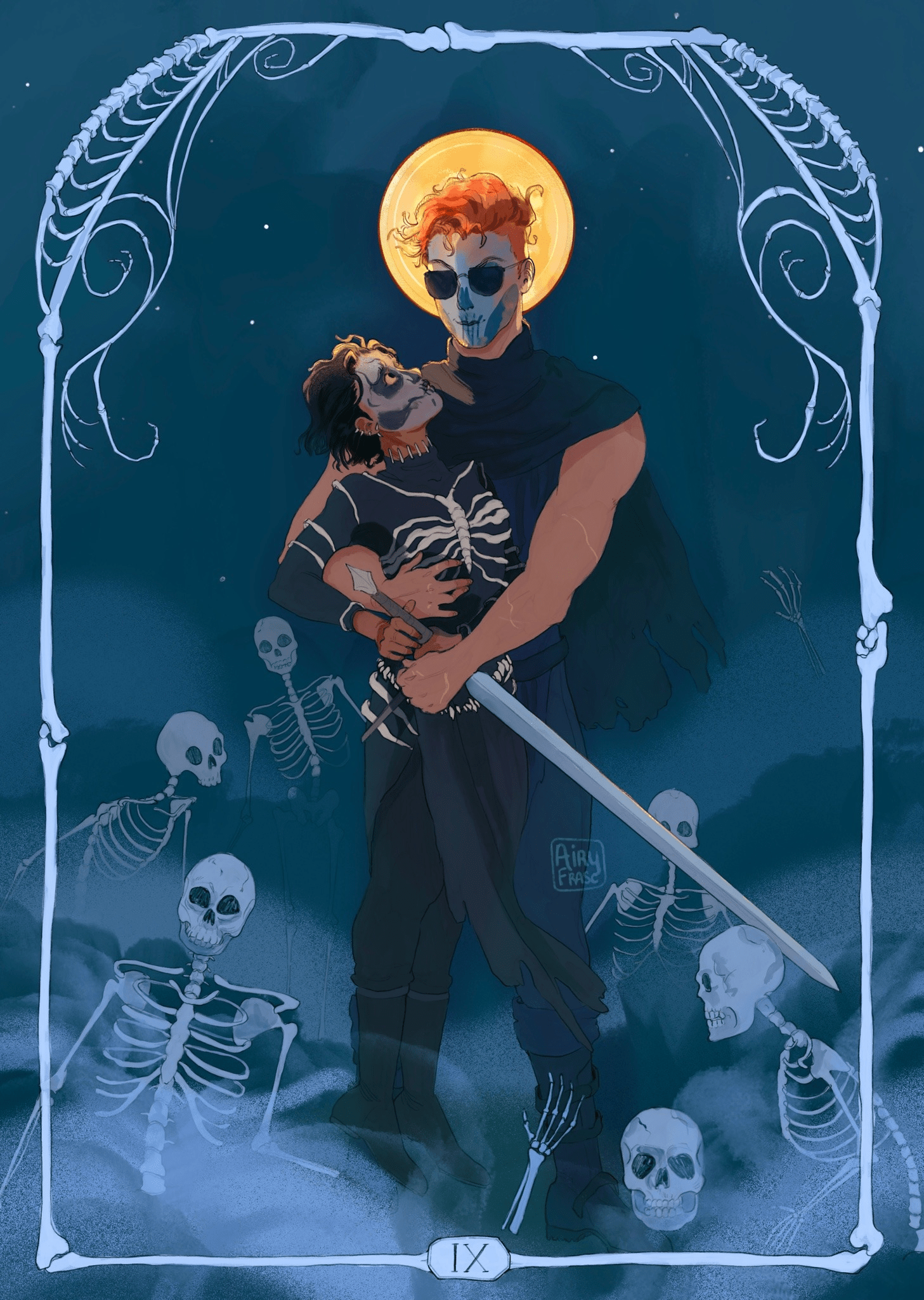 1457x2048 Fan Art Gideon and Harrow