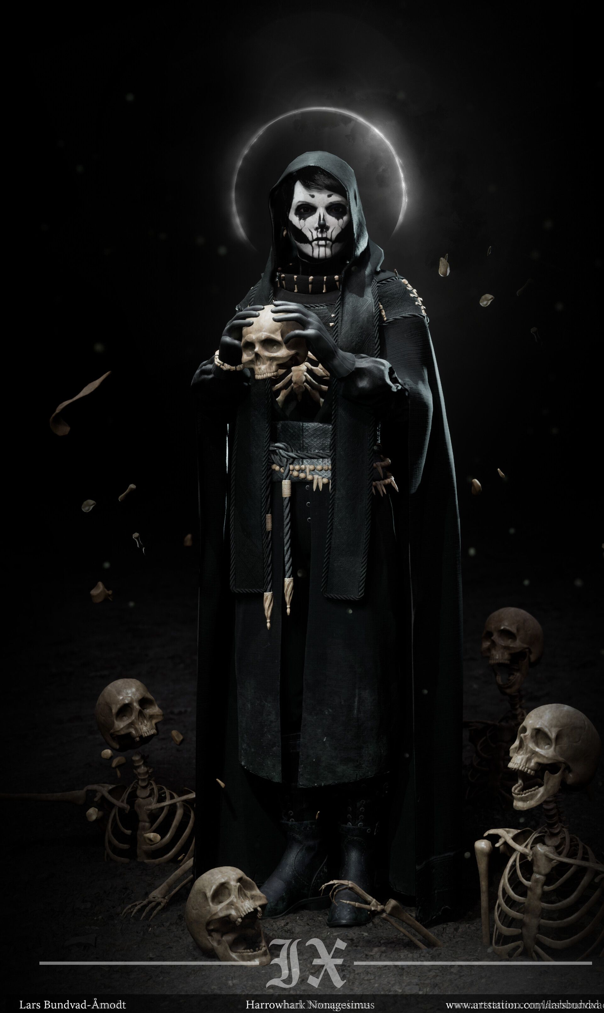1920x3218 Harrowhark Nonagesimus (Locked Tomb)