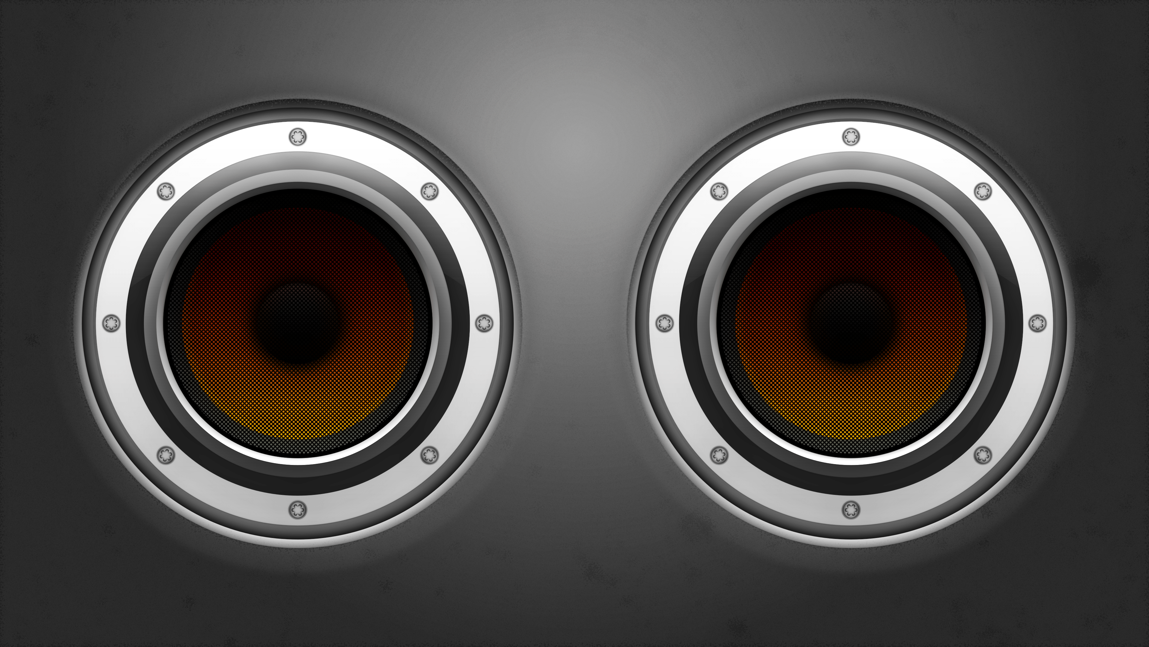 3840x2161 4K Ultra HD Vibes: Ultimate Music Speaker Array