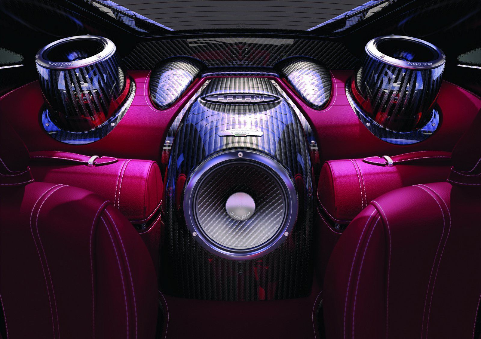1600x1127 Sonus faber sound system for the Pagani Huayra debuts in Geneva