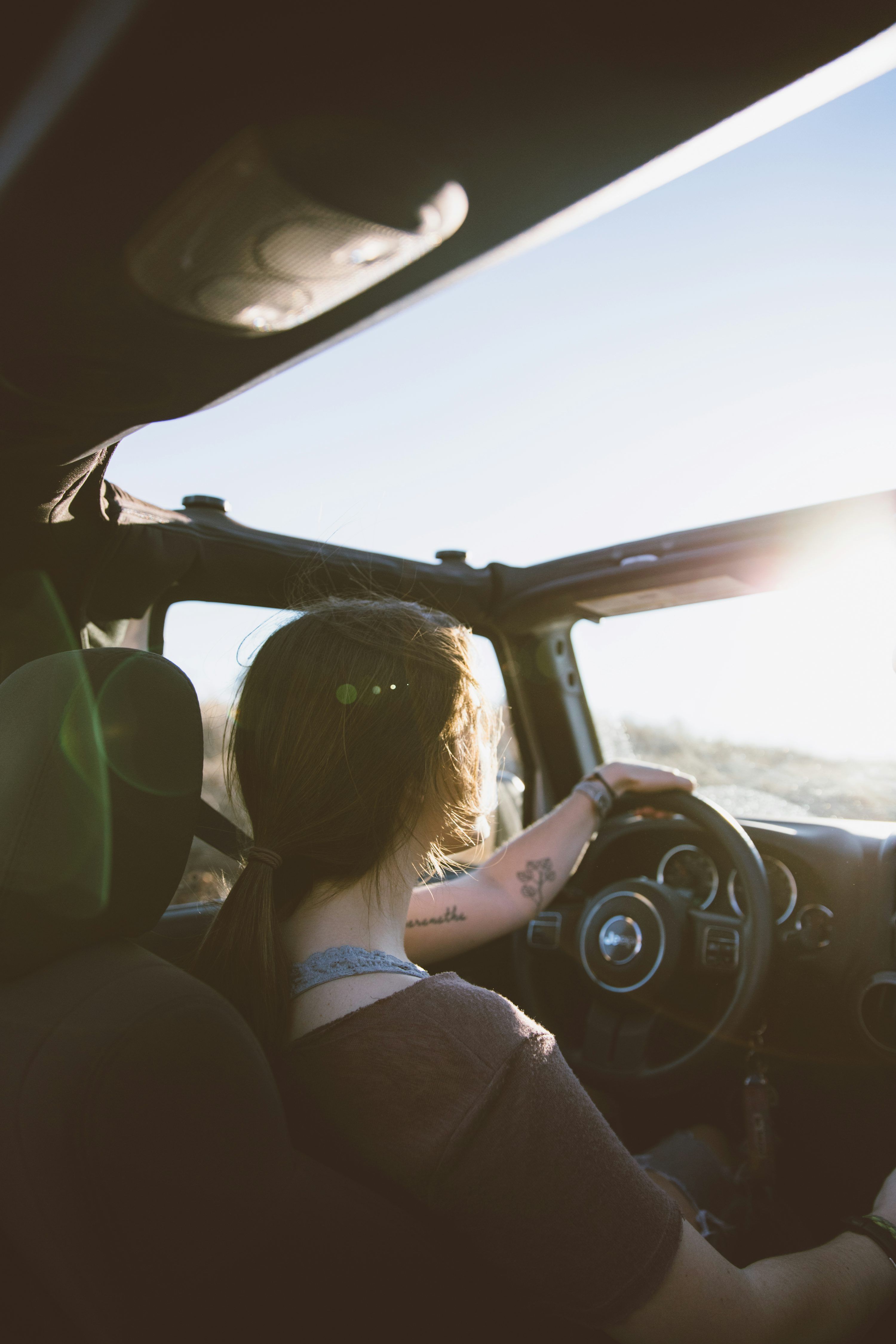 3000x4500 Woman Driving Car Picture. Download Free Image