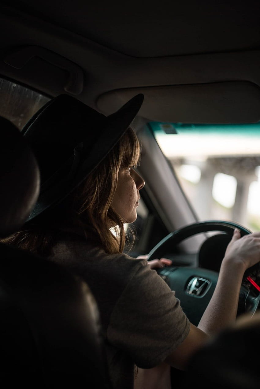 850x1272 Girl Driving, Car Driving HD phone wallpaper