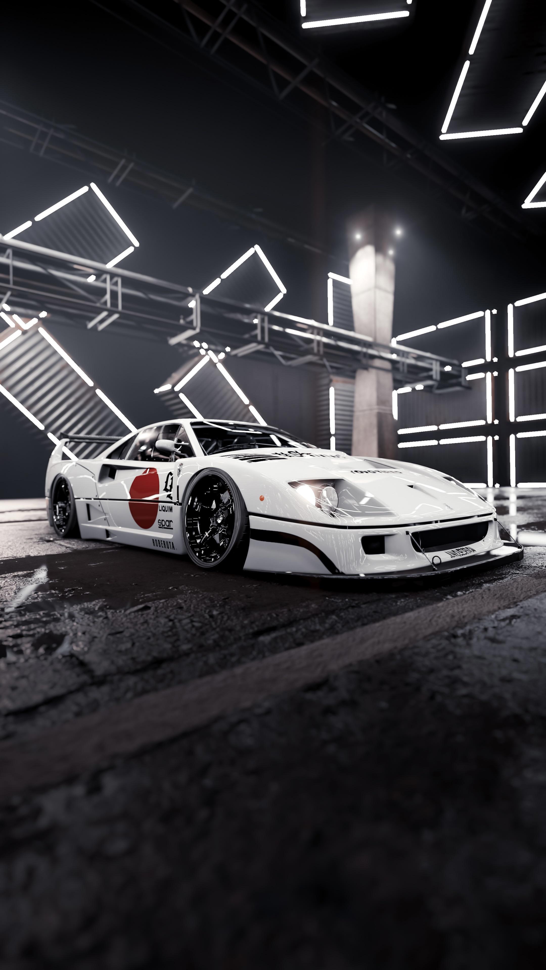 2160x3840 Liberty Walk F40 Wallpaper