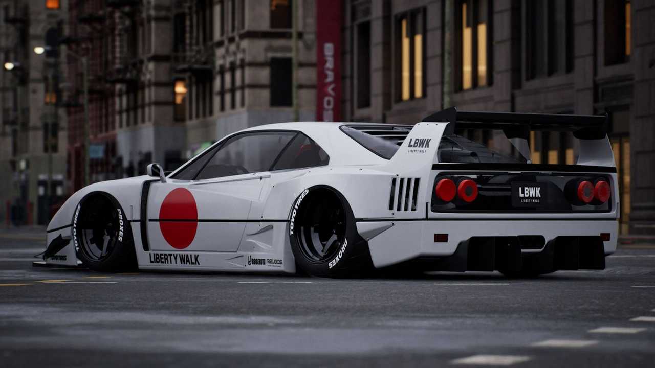 1280x720 Liberty Walk F40 Wallpaper