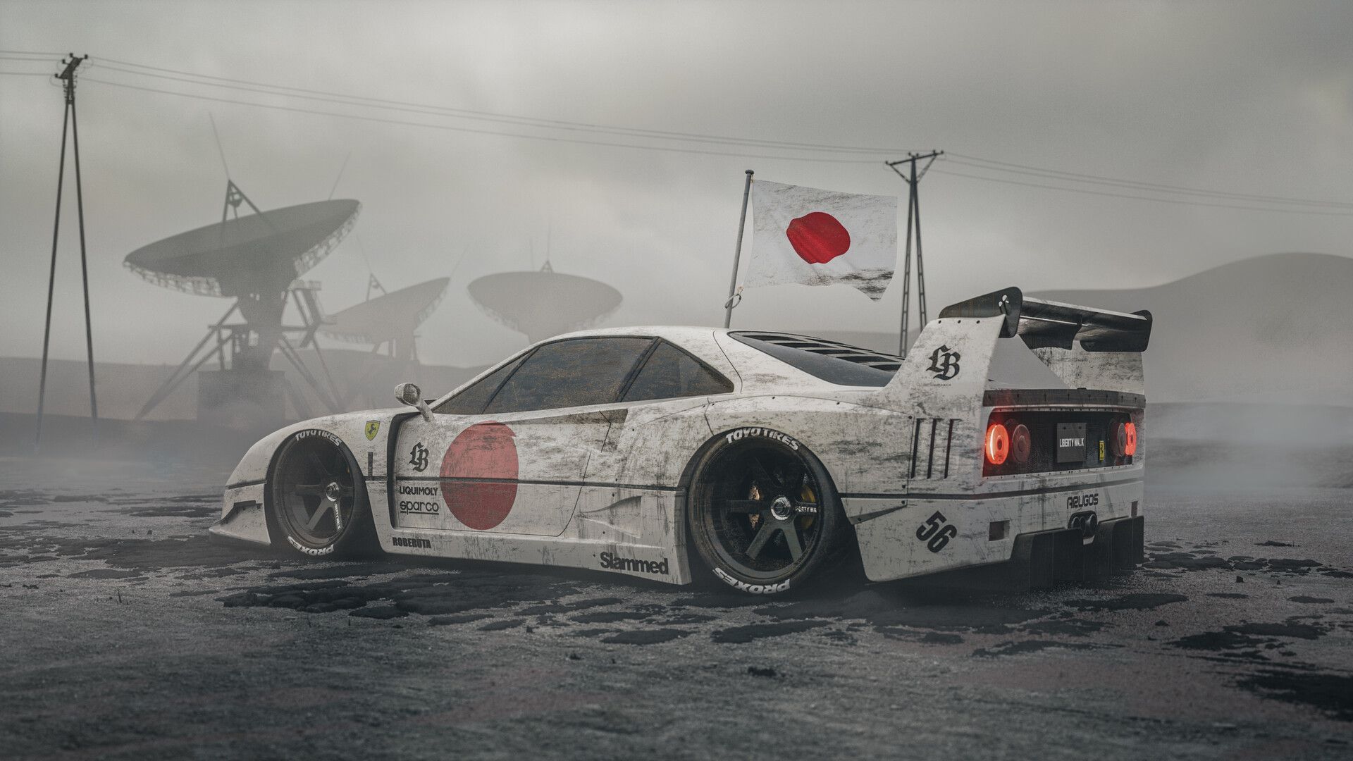 1920x1080 [ LIBERTY WALK 自由に歩く LBWORKS FERRARI F40 ]