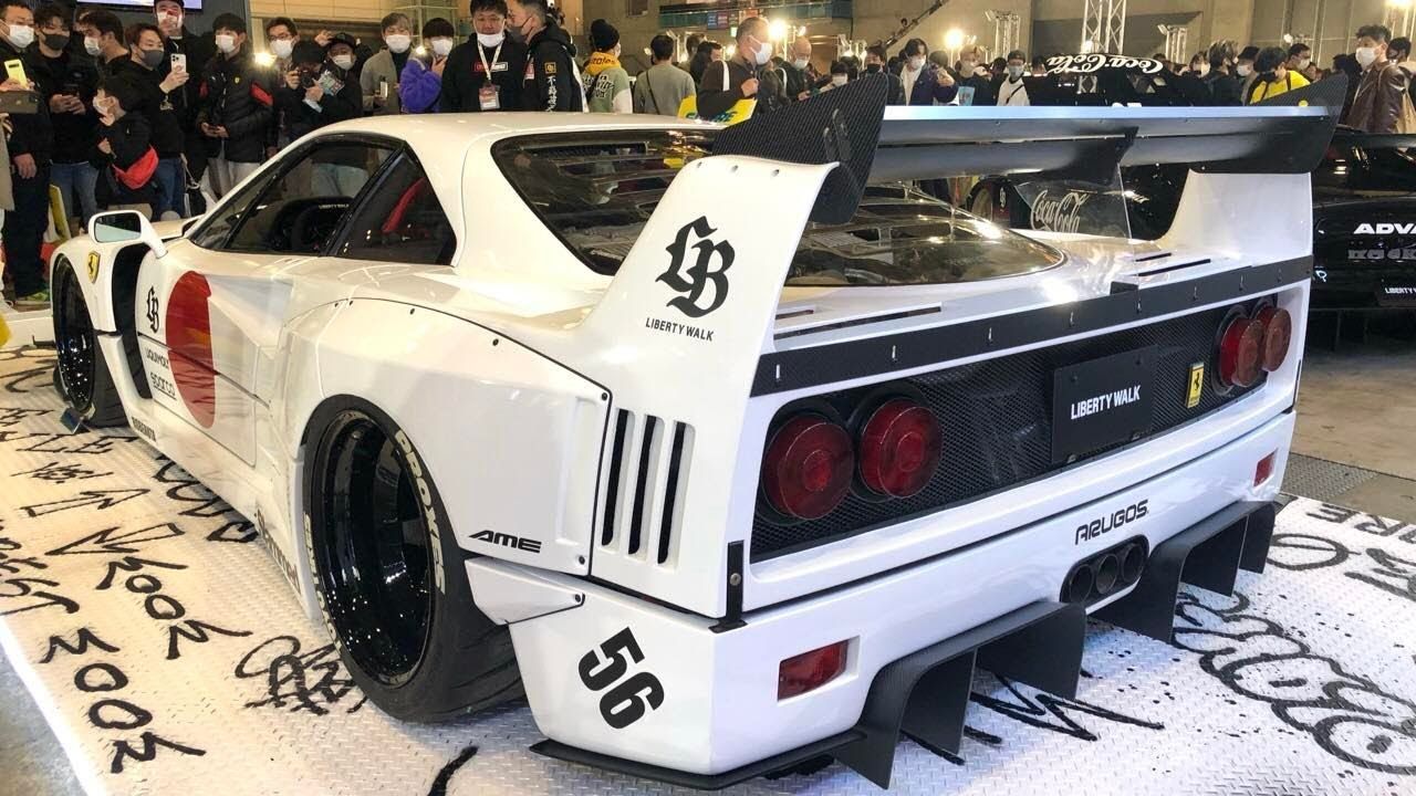 1280x720 They Cut the F40! The CRAZY Liberty Walk F40 Widebody FULL TOUR