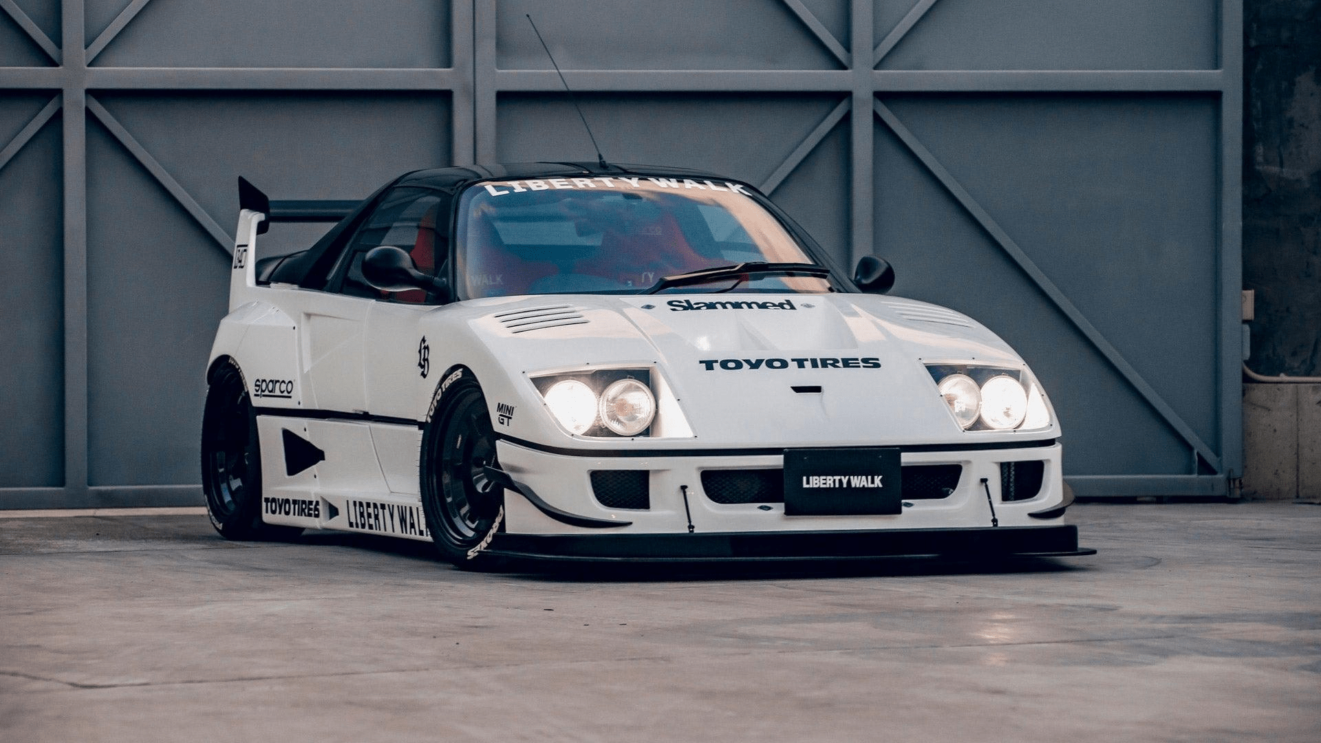 1920x1080 Liberty Walk's Ferrari F40 Bodykit For The Autozam AZ 1 Is Way Cooler Than A Real F40