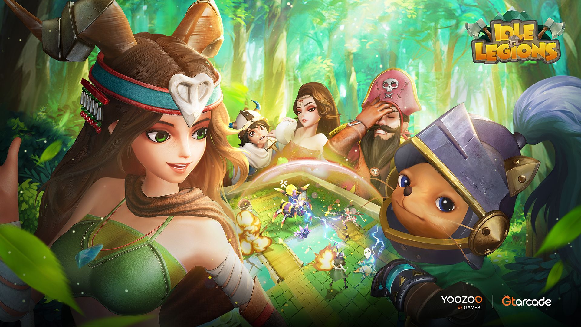 1920x1080 Idle Legions, a brand new Idle RPG by YOOZOO Games, now officially launches on iOS and Android