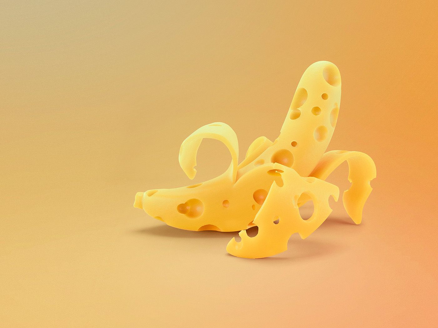 1400x1050 BANANA / SWISS CHEESE (1). Image - Behance