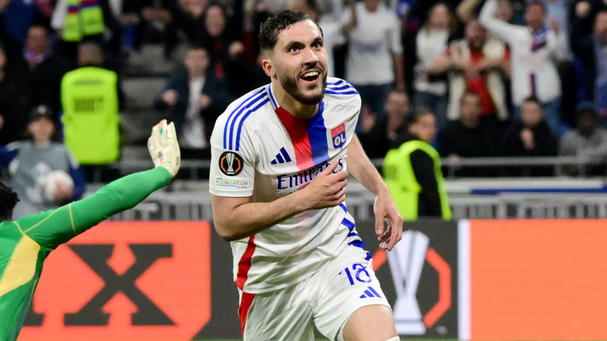 2048x1152 Rayan Cherki Named 2024 25 UEFA Europa League Young Player Of The Season. UEFA Europa League 2024 25
