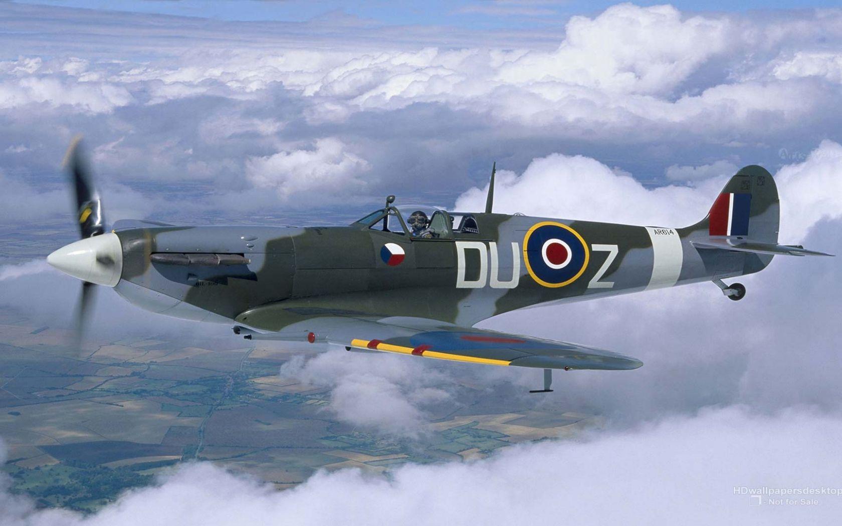 1680x1050 Free download Military Planes Spitfire World War Plane With 129377