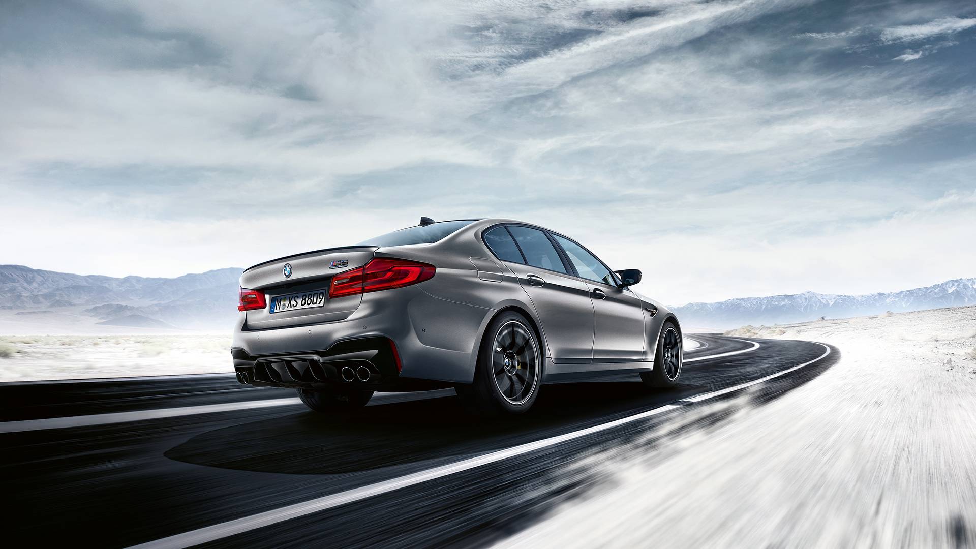 1920x1080 BMW M5 Competition Shows What It Can Do, Goes All Out on the Highway