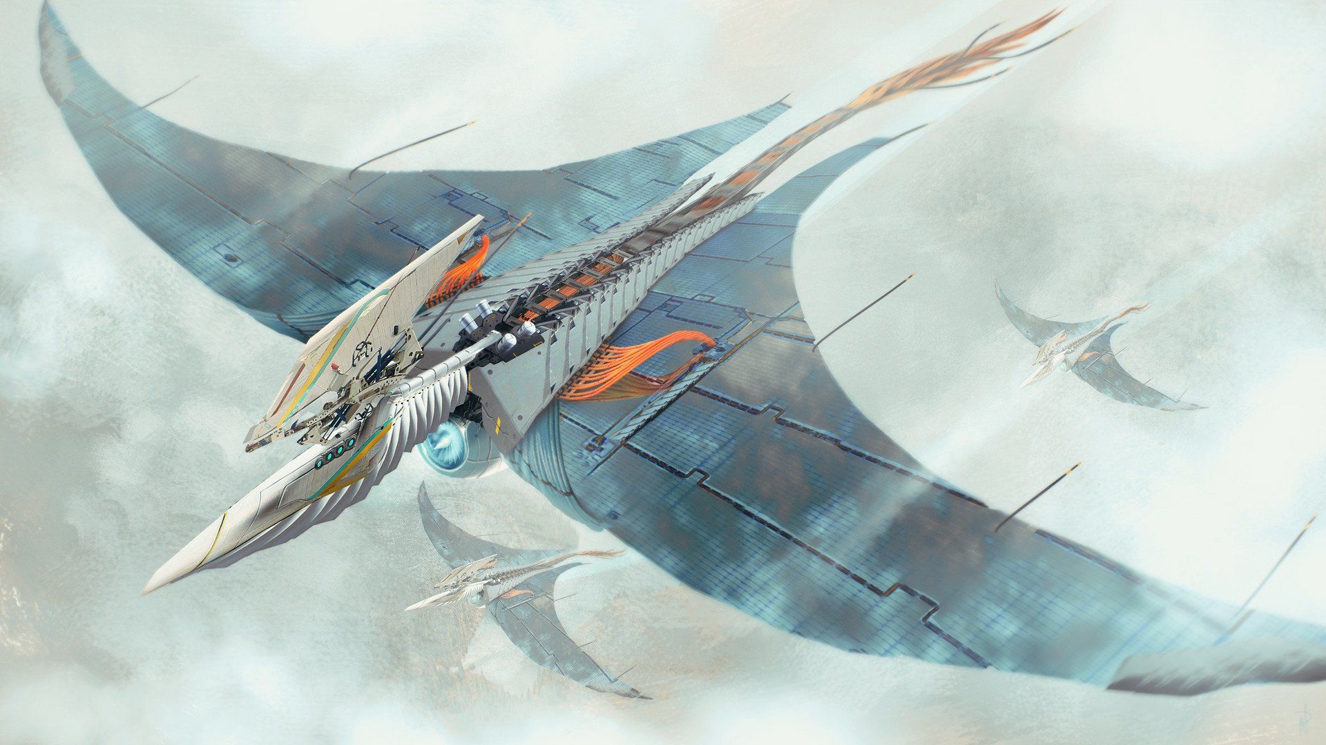 1920x1080 Horizon Zero Dawn HD Wallpaper: Majestic Flying Machine Soarses