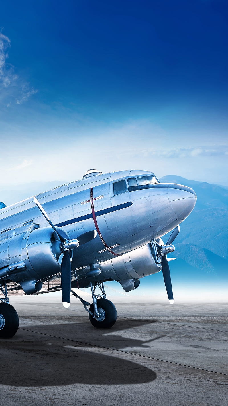800x1422 Airplane, planes, flying machine, silver, HD phone wallpaper