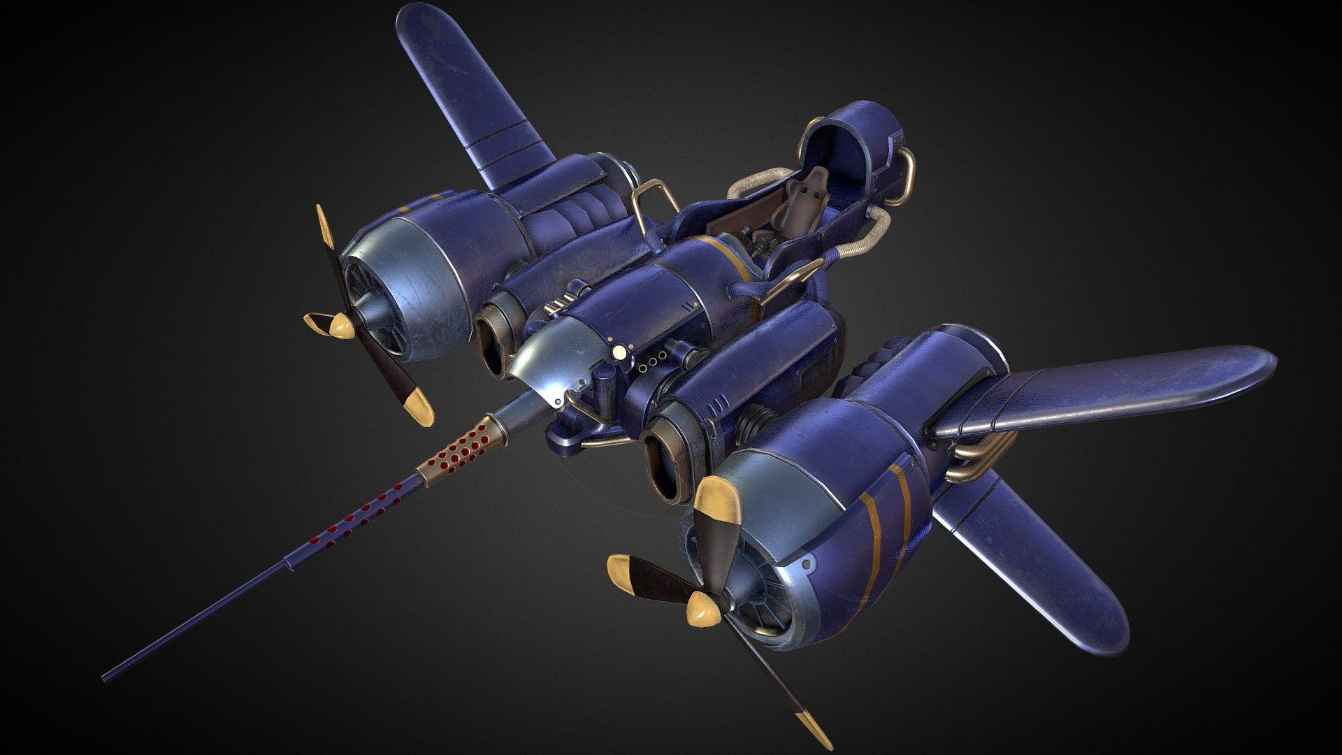 1920x1080 Flying machine model by Arsi Siddiquee [366af24]