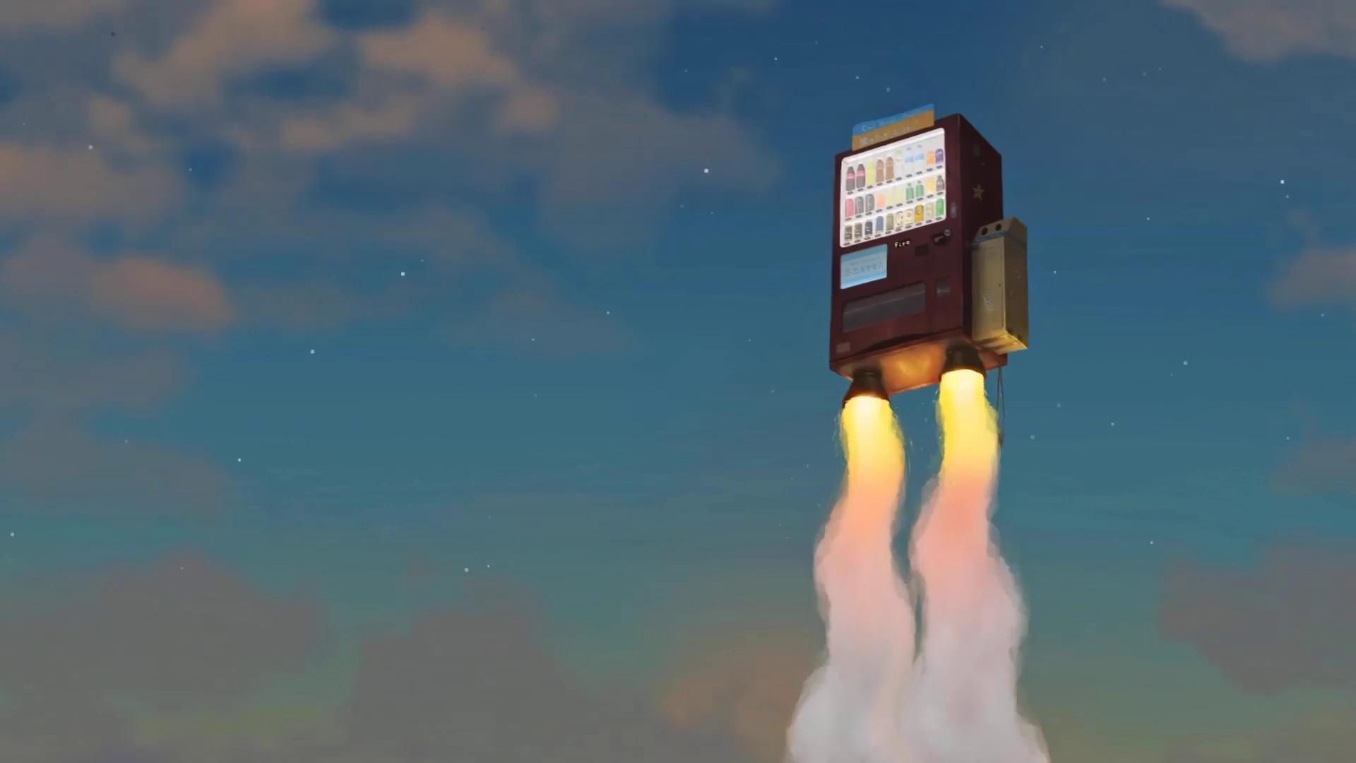 1920x1080 Flying Vending Machine Live Wallpaper