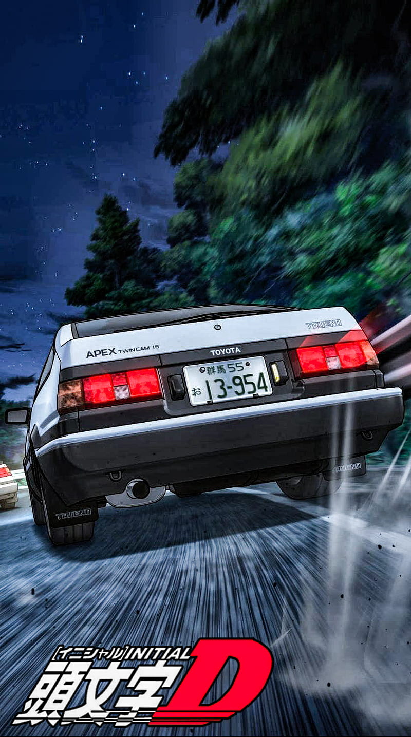 800x1435 Initial D AE initiald, takumi, toyota, HD phone wallpaper