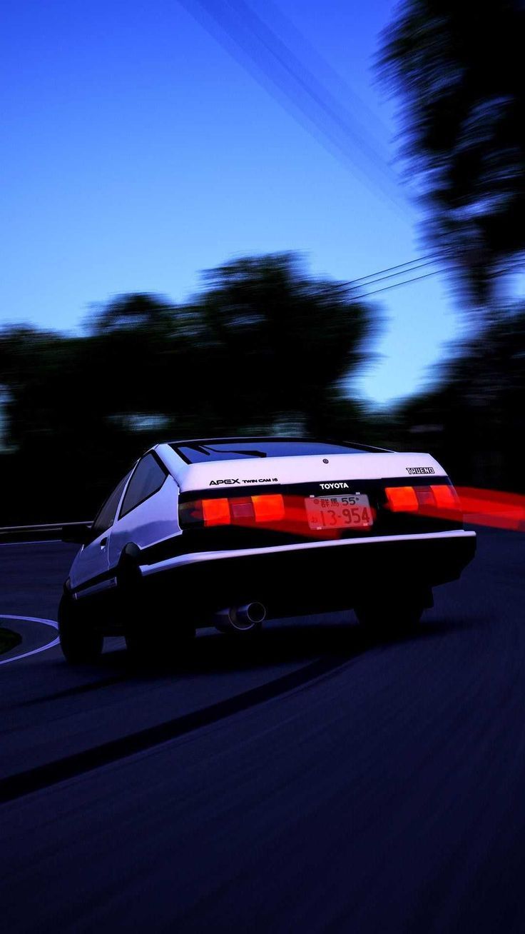 736x1308 Initial D Wallpaper
