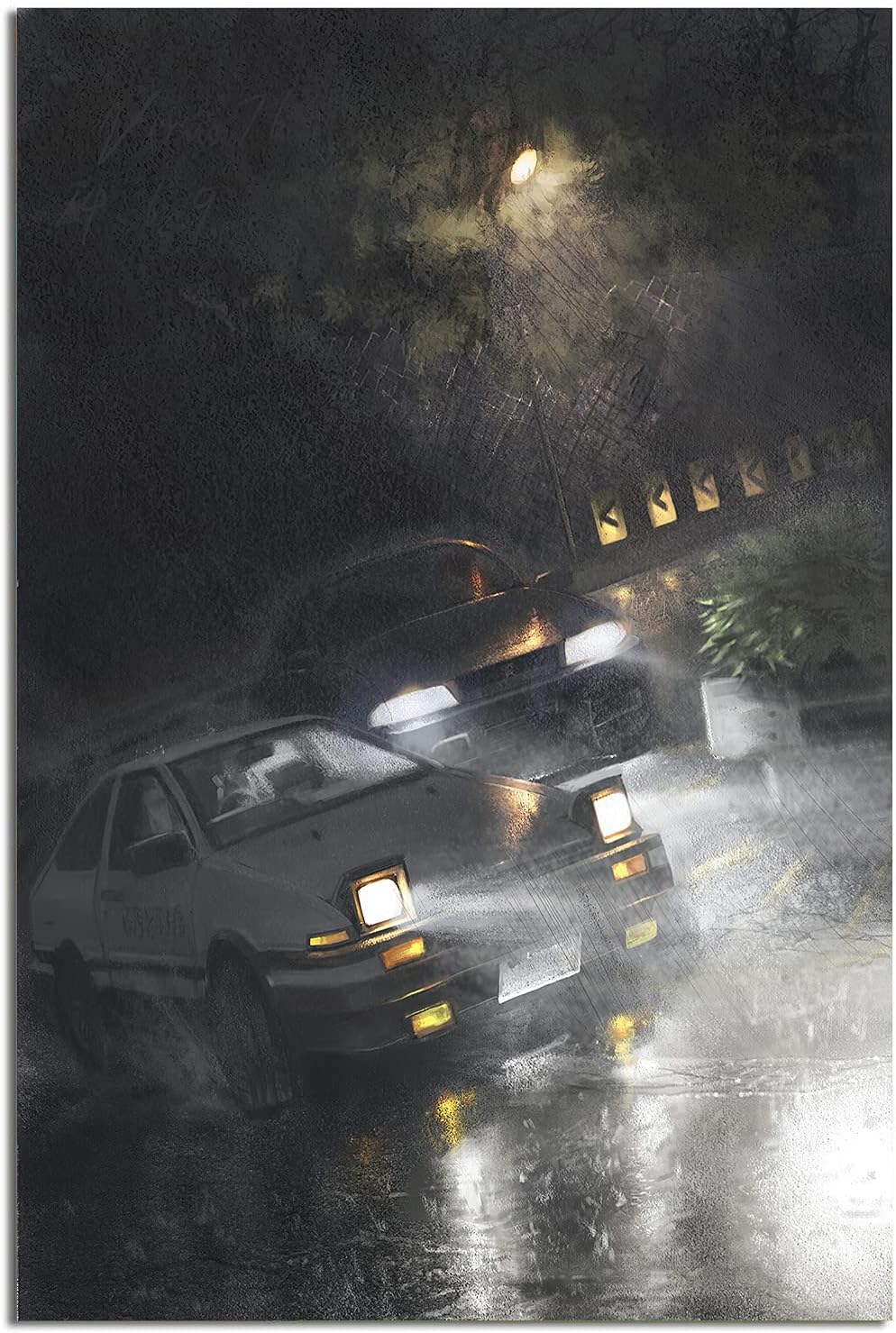 994x1479 Initial D JDM AE86 Drift Car Canvas Art Poster Nicaragua